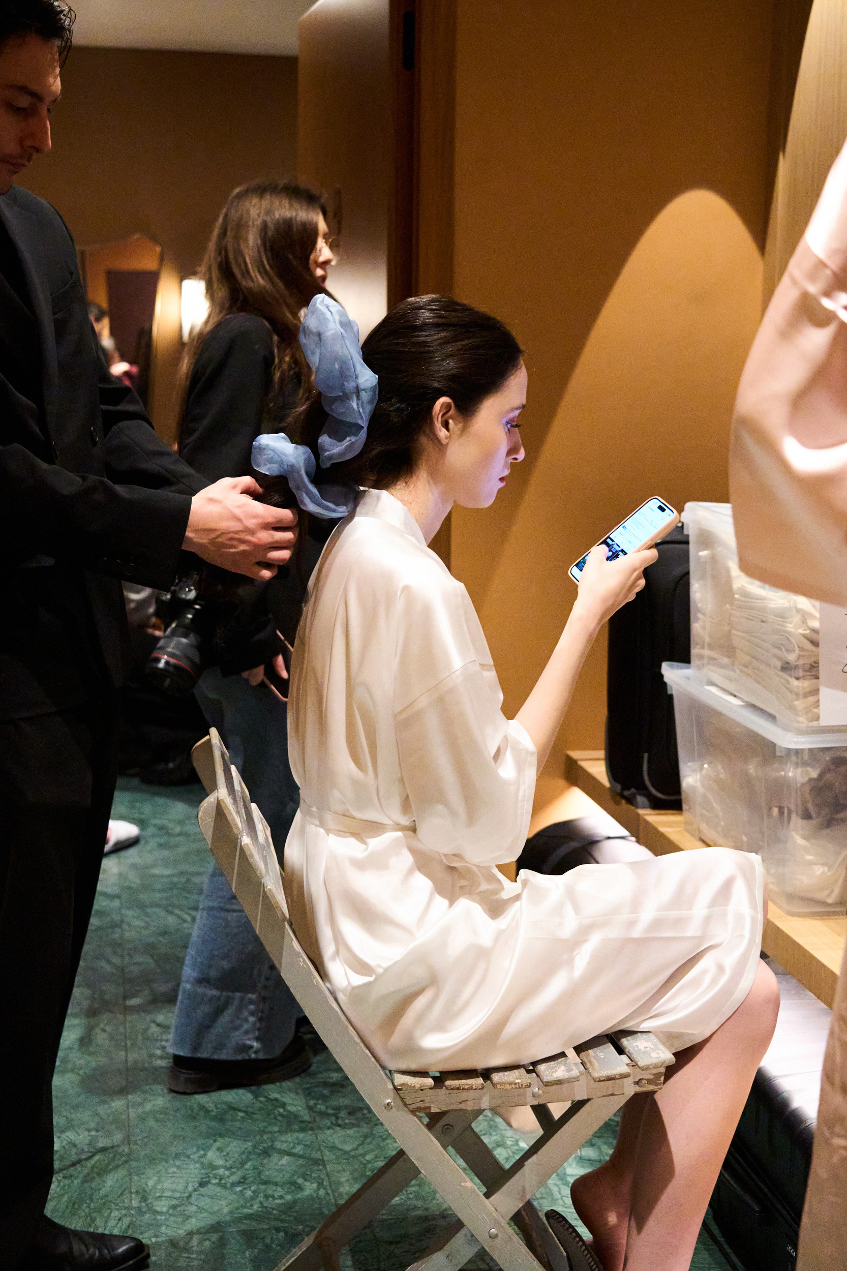 Luisa Beccaria Fall 2026 Fashion Show Backstage