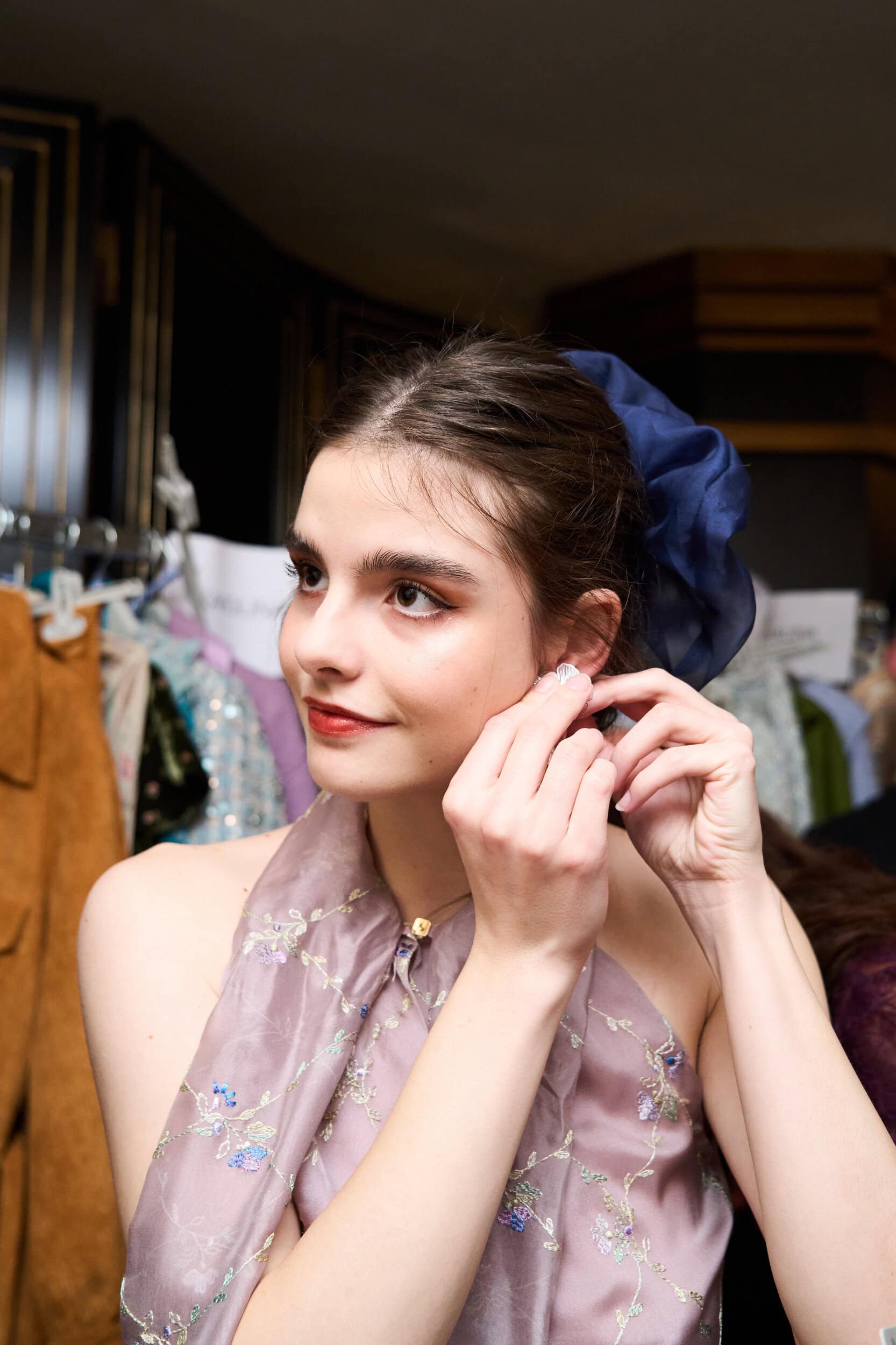 Luisa Beccaria Fall 2026 Fashion Show Backstage