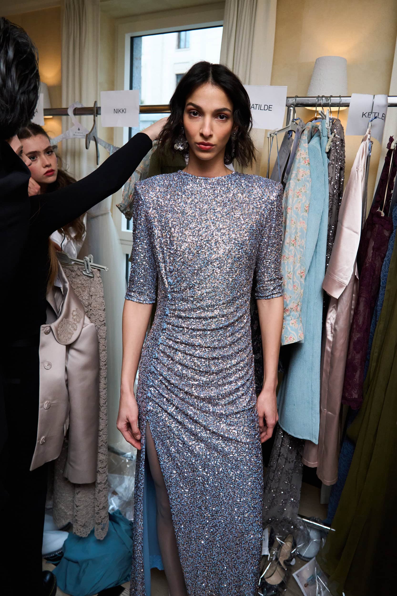 Luisa Beccaria Fall 2026 Fashion Show Backstage