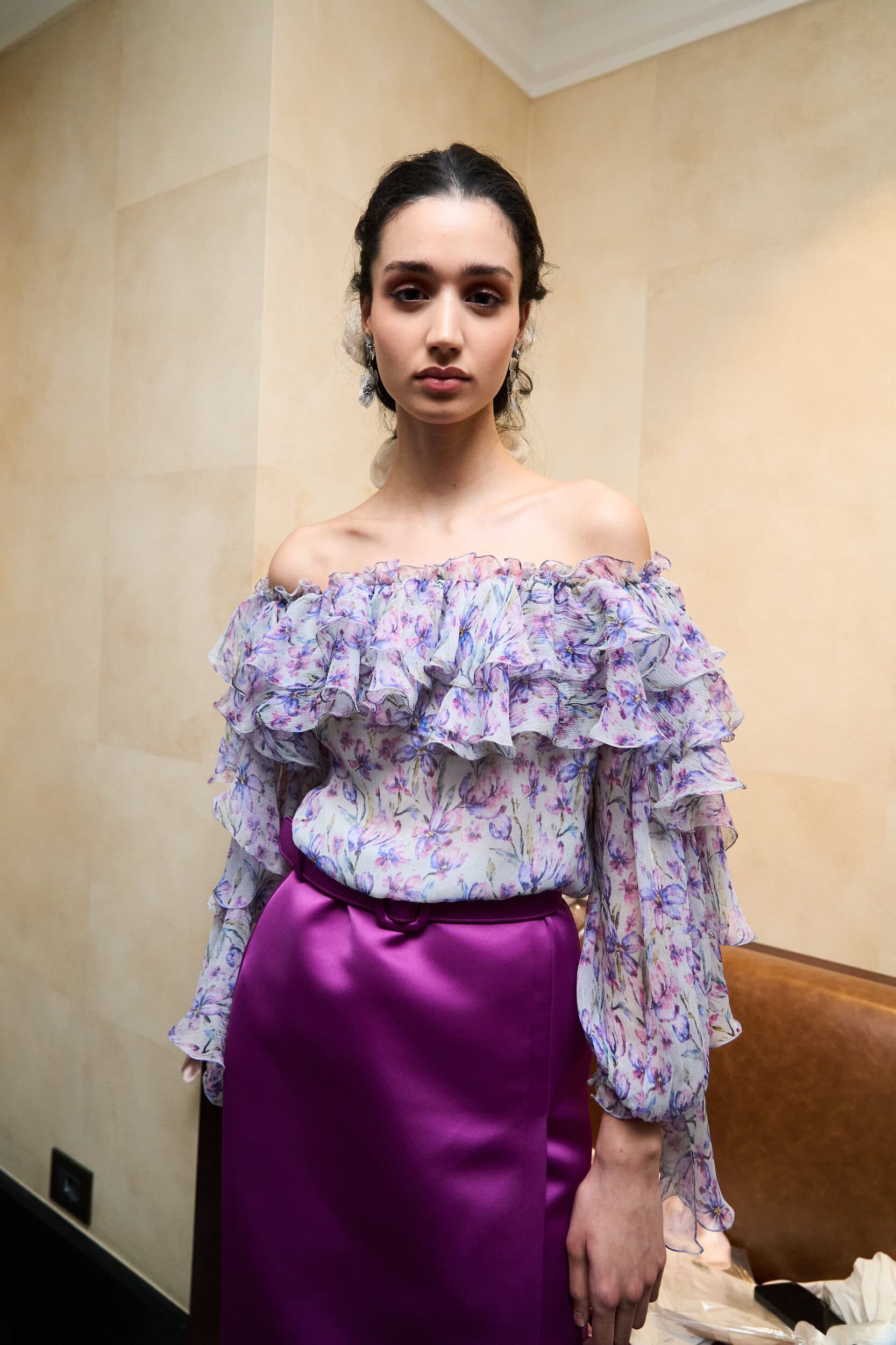 Luisa Beccaria Fall 2026 Fashion Show Backstage