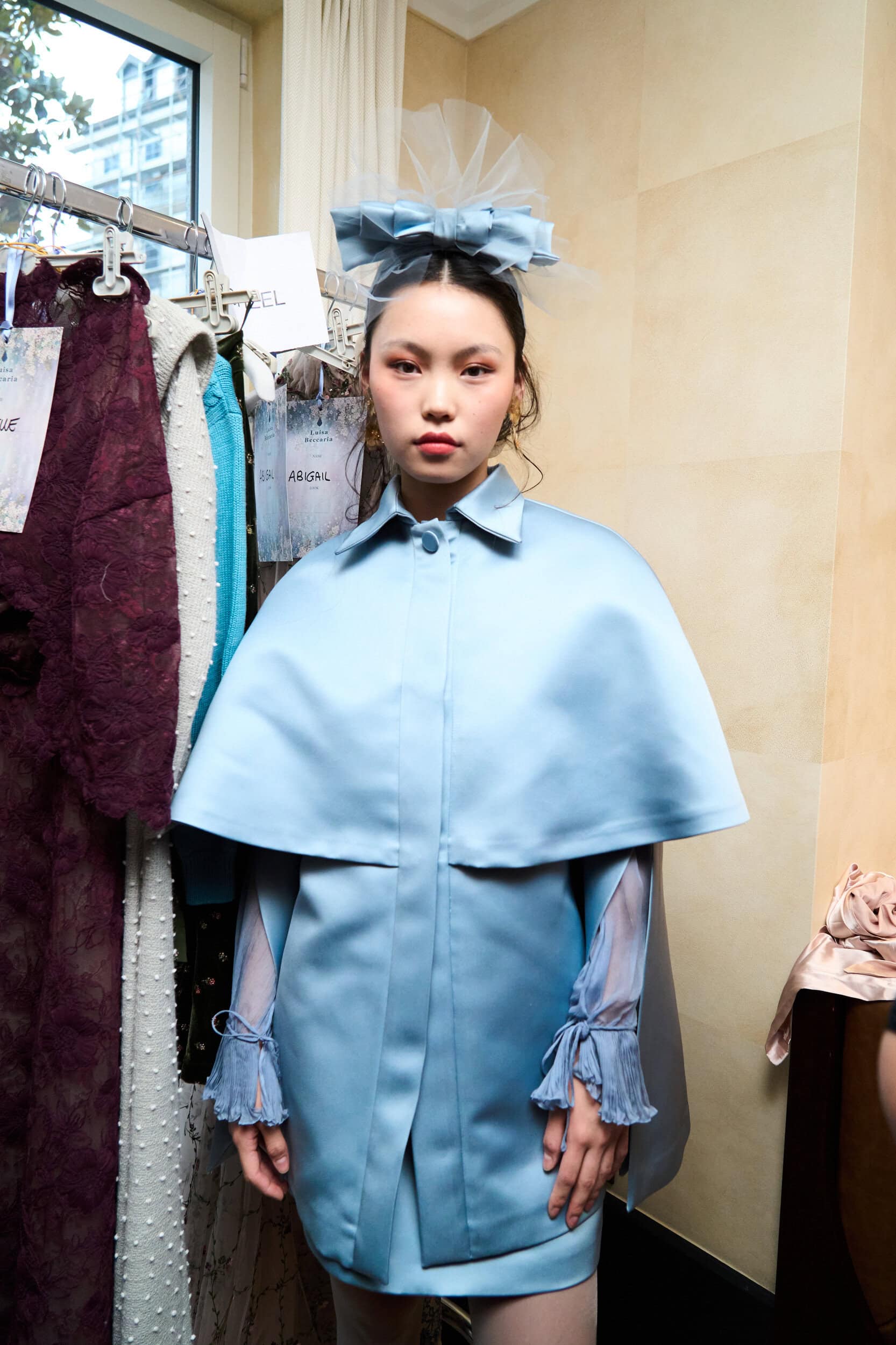 Luisa Beccaria Fall 2026 Fashion Show Backstage