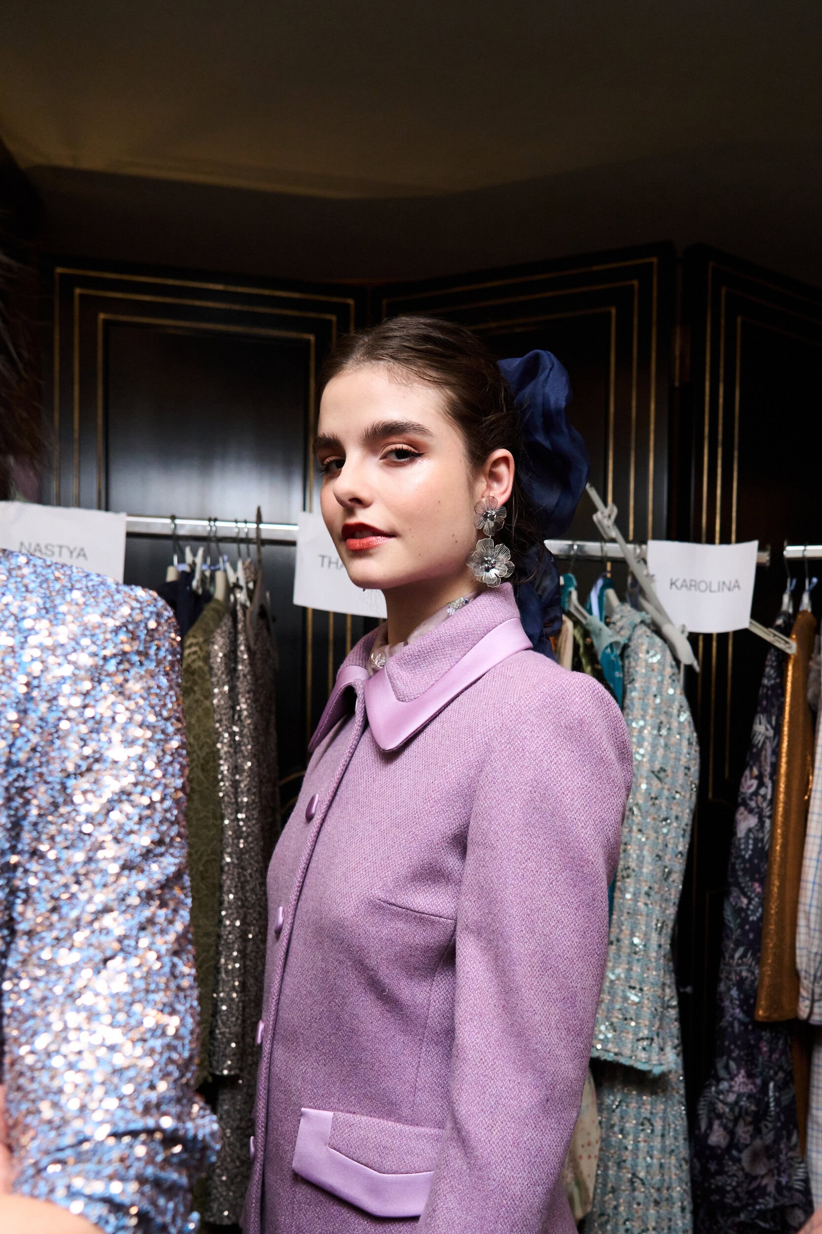 Luisa Beccaria Fall 2026 Fashion Show Backstage