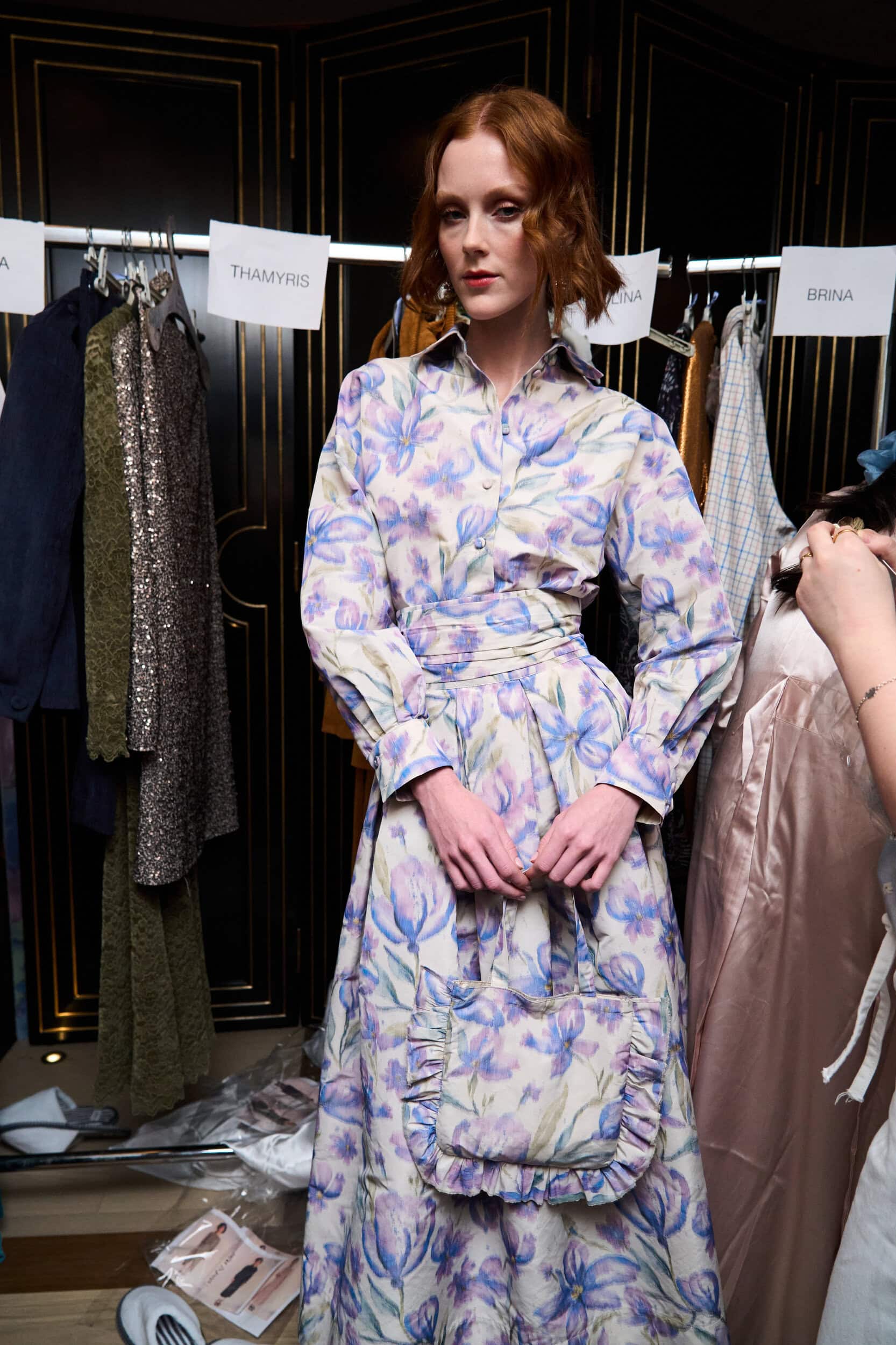 Luisa Beccaria Fall 2026 Fashion Show Backstage