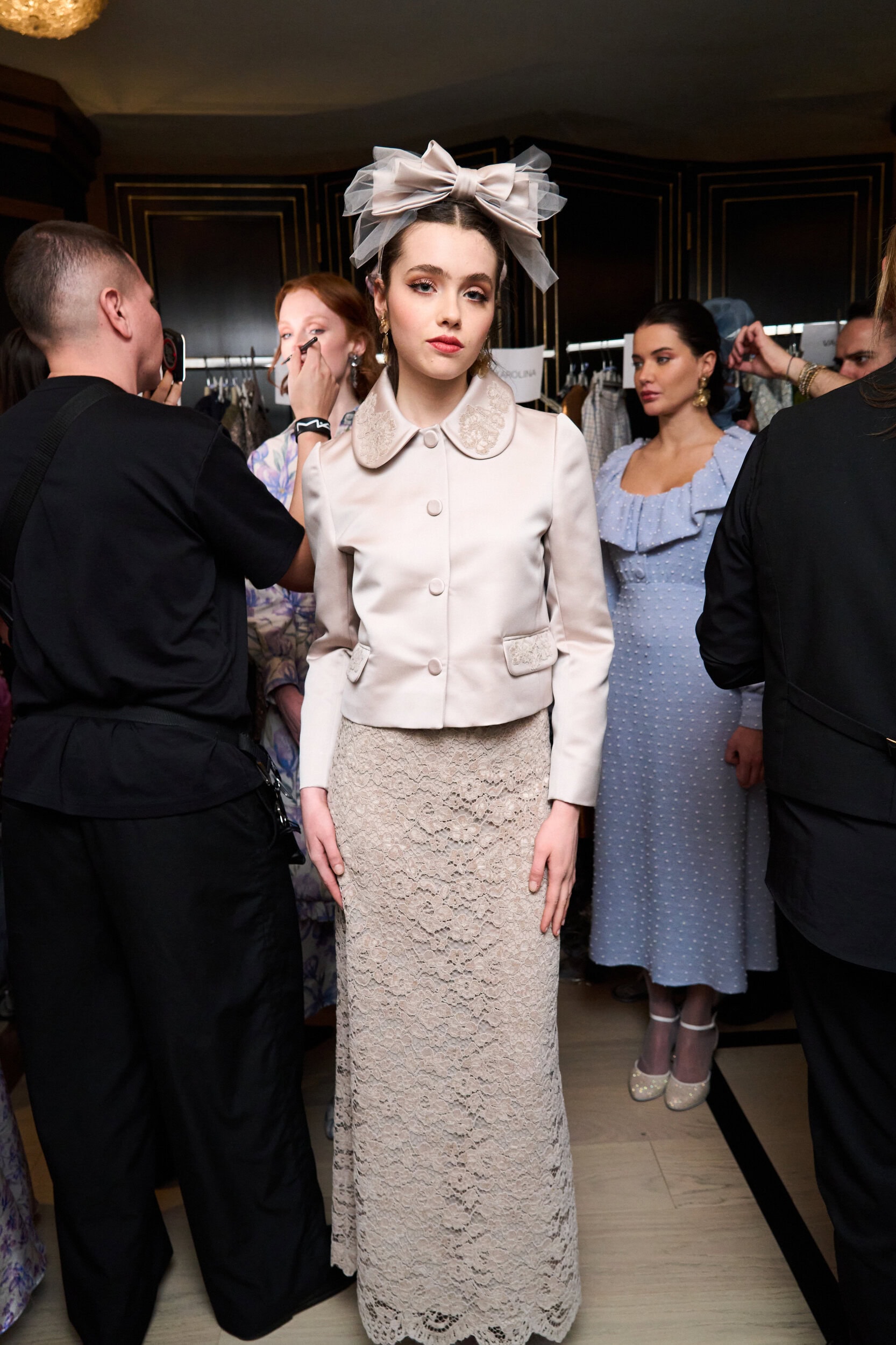 Luisa Beccaria Fall 2026 Fashion Show Backstage