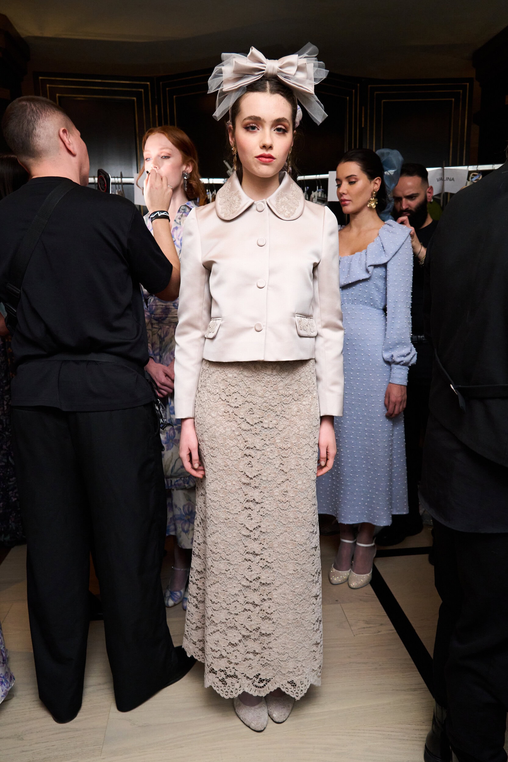 Luisa Beccaria Fall 2026 Fashion Show Backstage