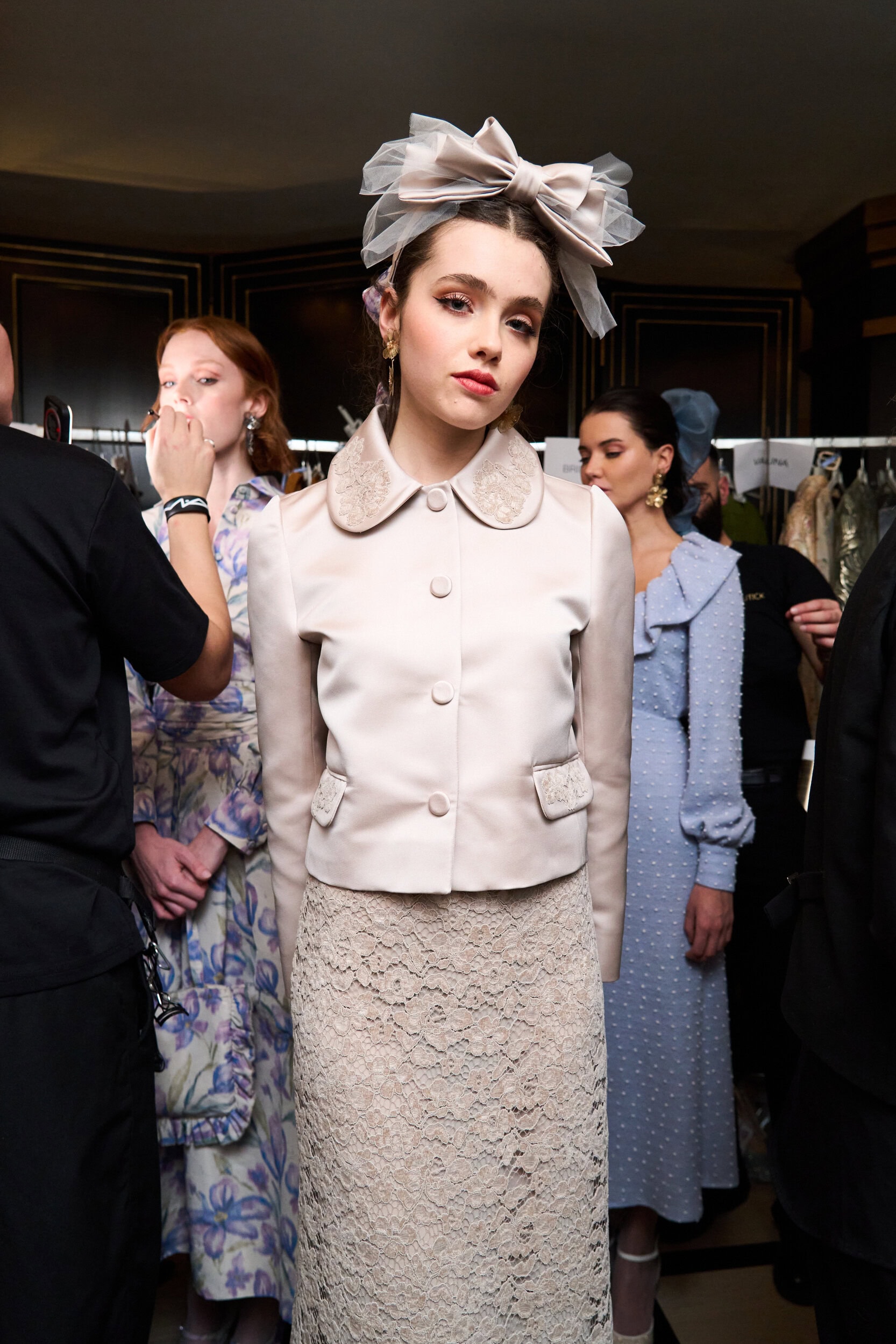 Luisa Beccaria Fall 2026 Fashion Show Backstage