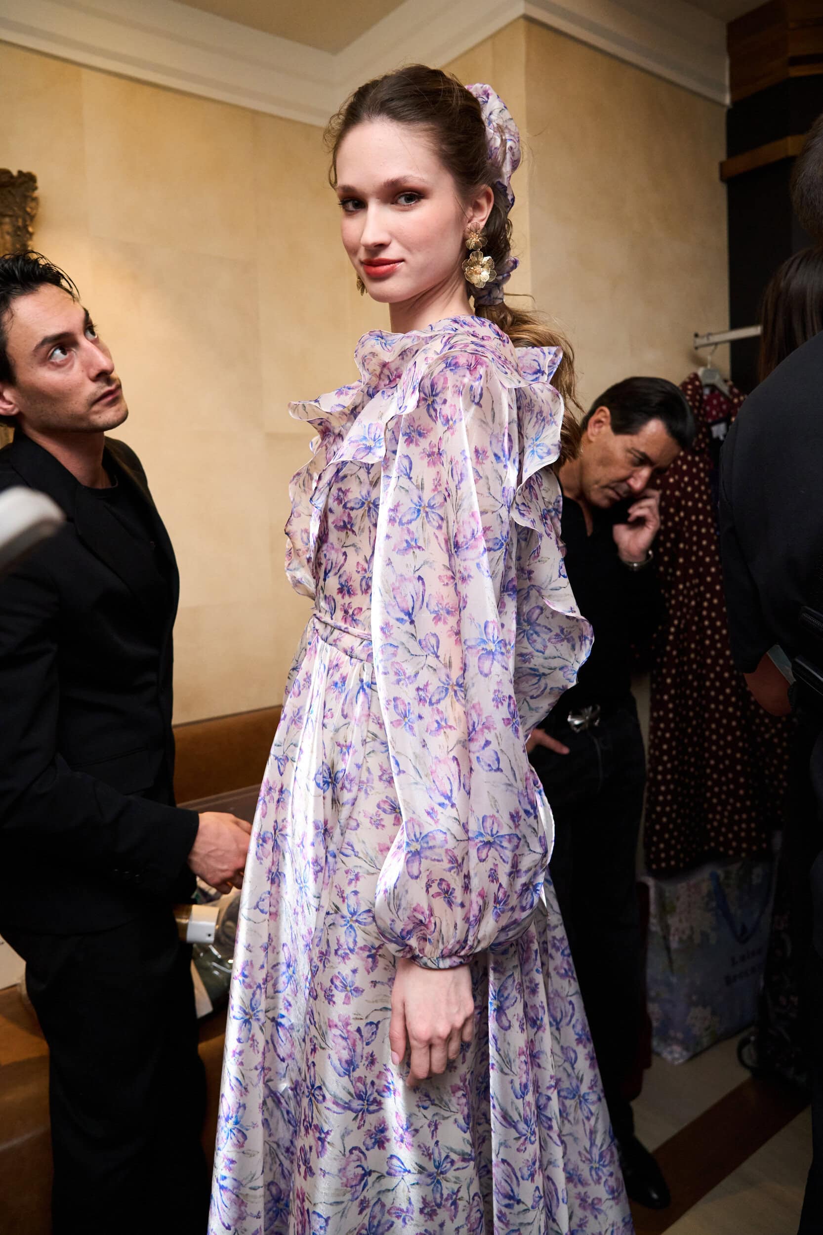 Luisa Beccaria Fall 2026 Fashion Show Backstage