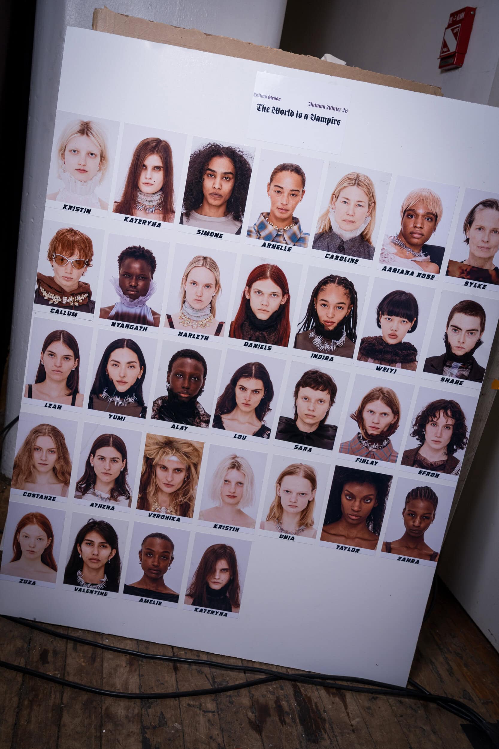 Collina Strada Fall 2026 Fashion Show Backstage