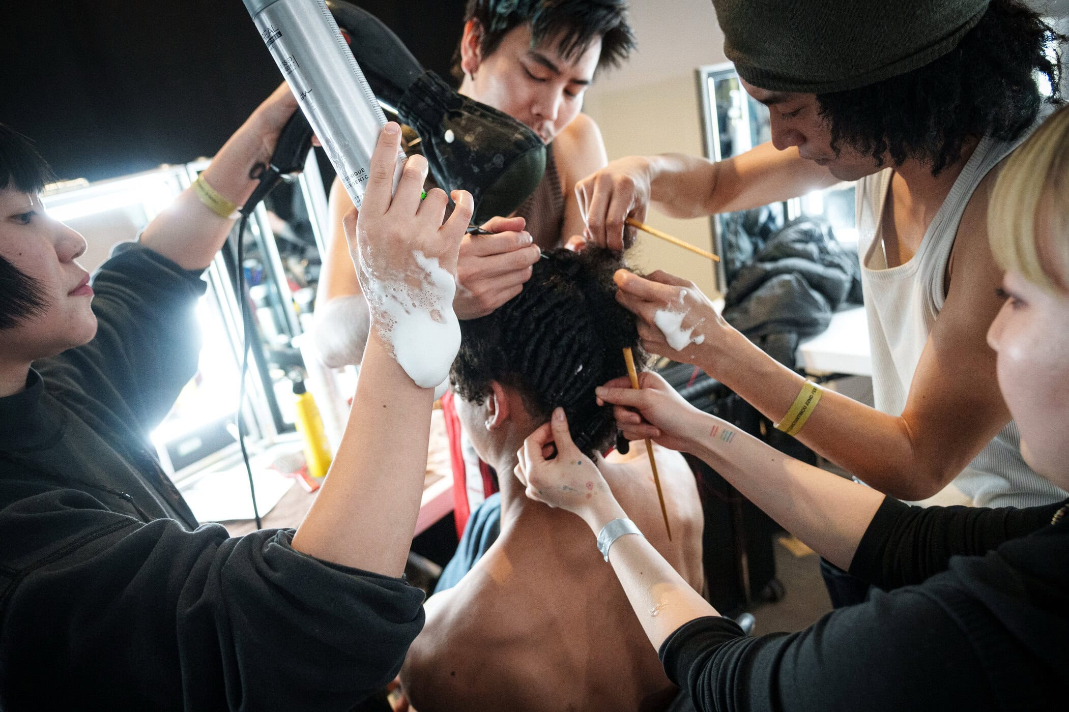 Charlie Constantinou Fall 2026 Fashion Show Backstage