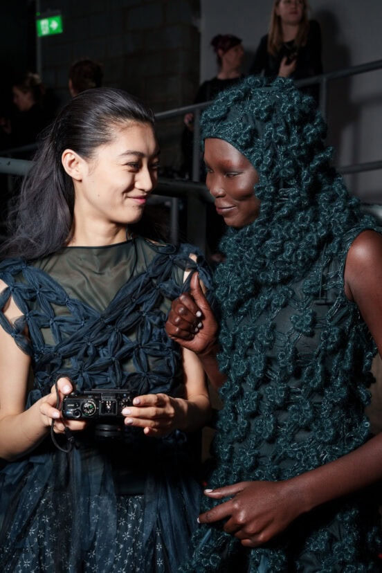 Pauline Dujancourt Fall 2026 Fashion Show Backstage