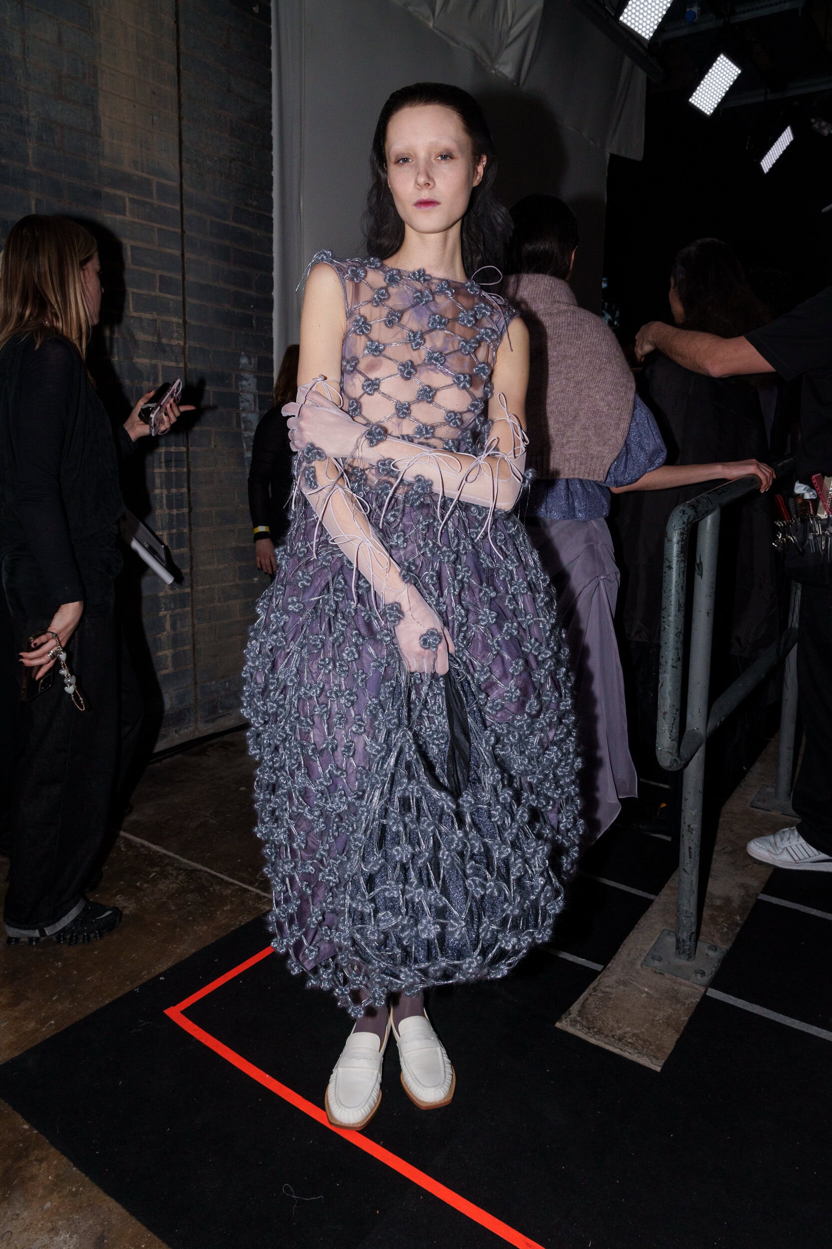 Pauline Dujancourt Fall 2026 Fashion Show Backstage