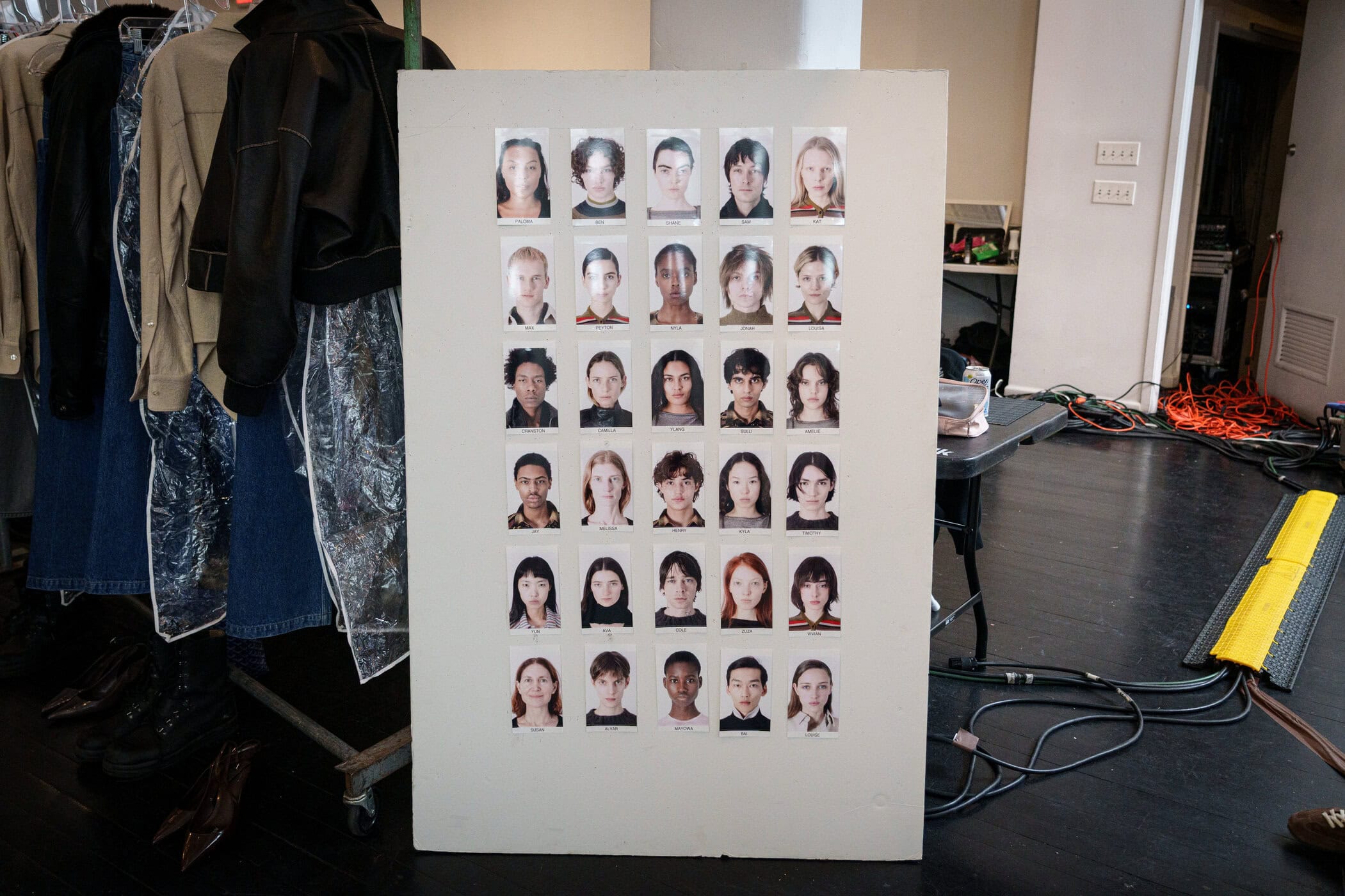 Eckhaus Latta Fall 2026 Fashion Show Backstage