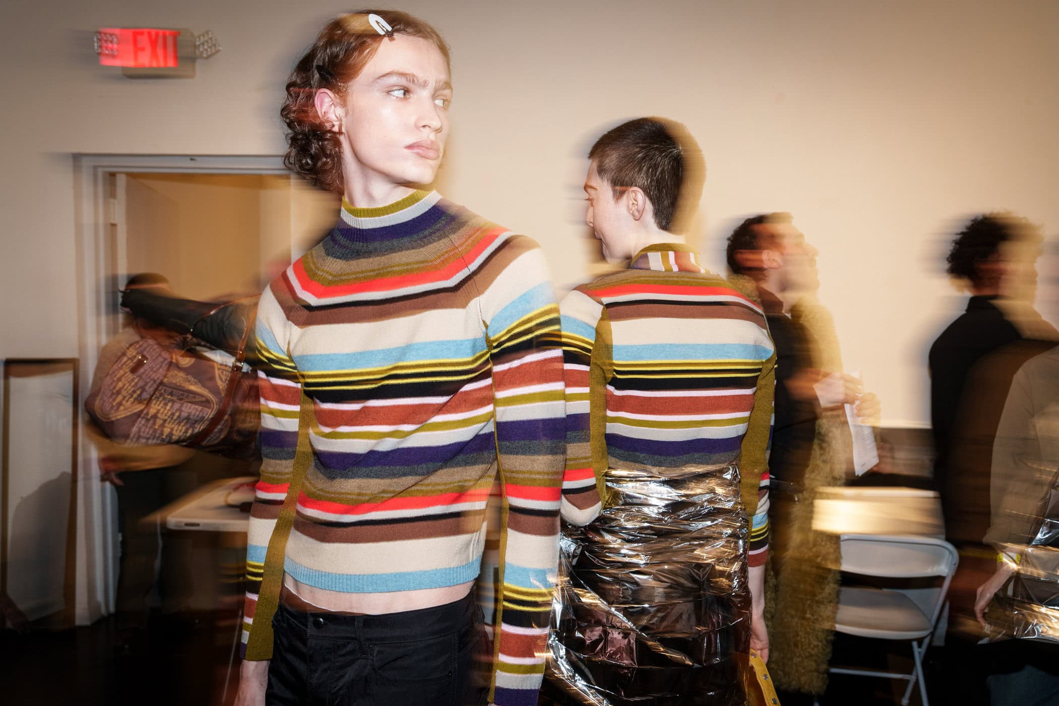 Eckhaus Latta Fall 2026 Fashion Show Backstage
