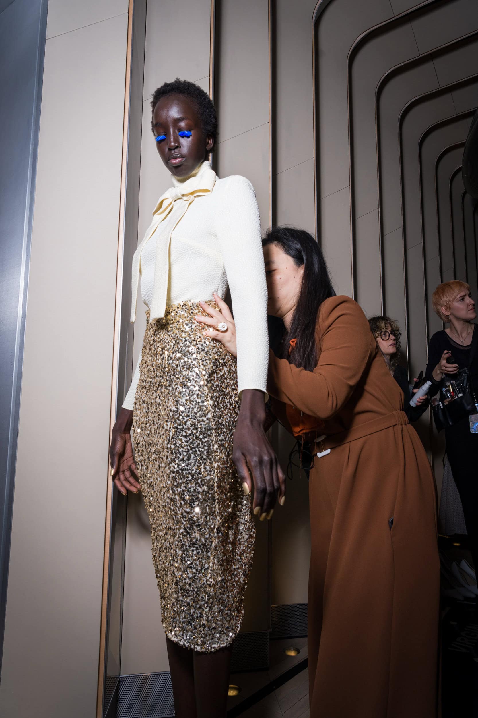 Edeline Lee Fall 2026 Fashion Show Backstage