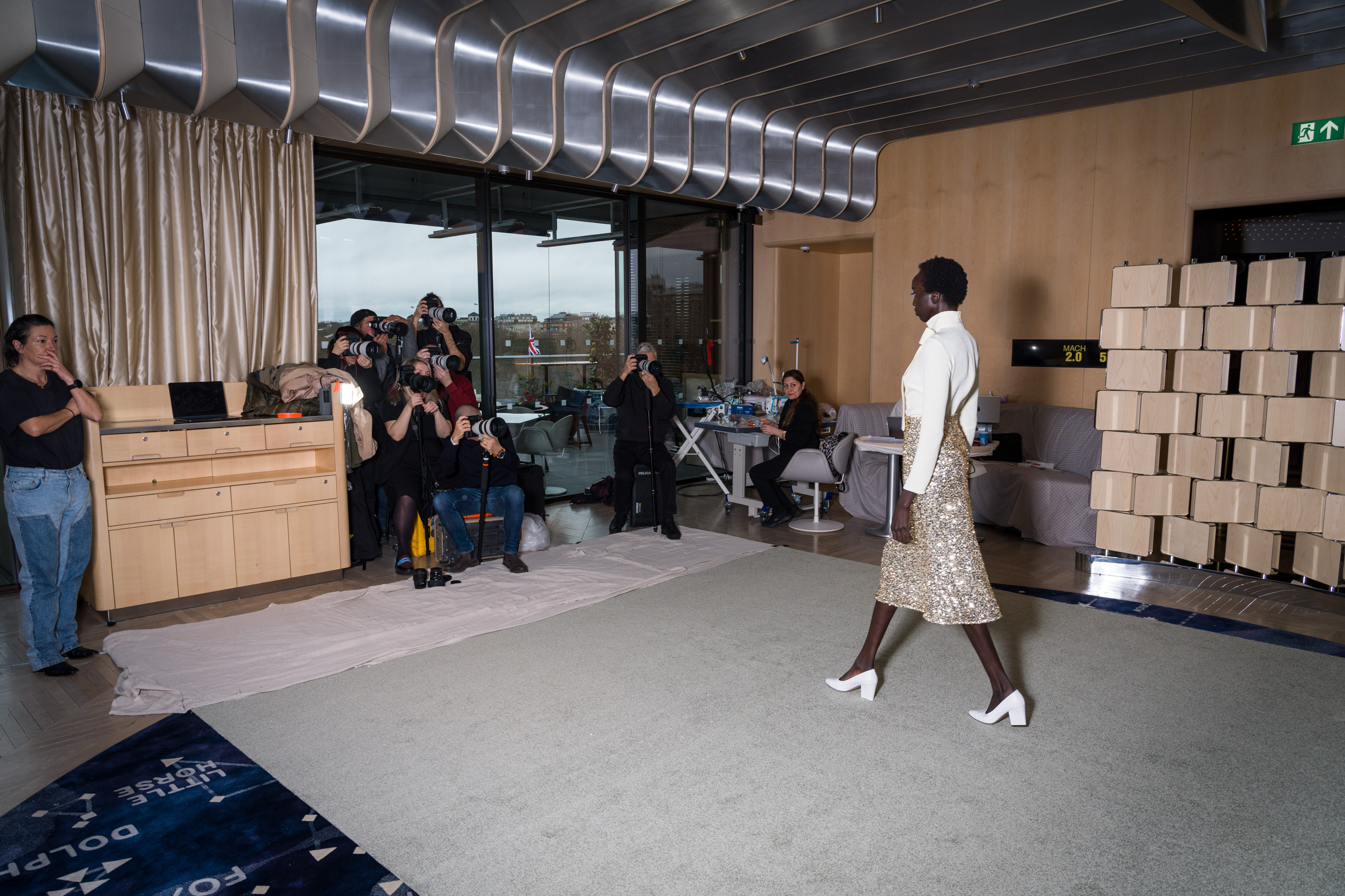 Edeline Lee Fall 2026 Fashion Show Backstage