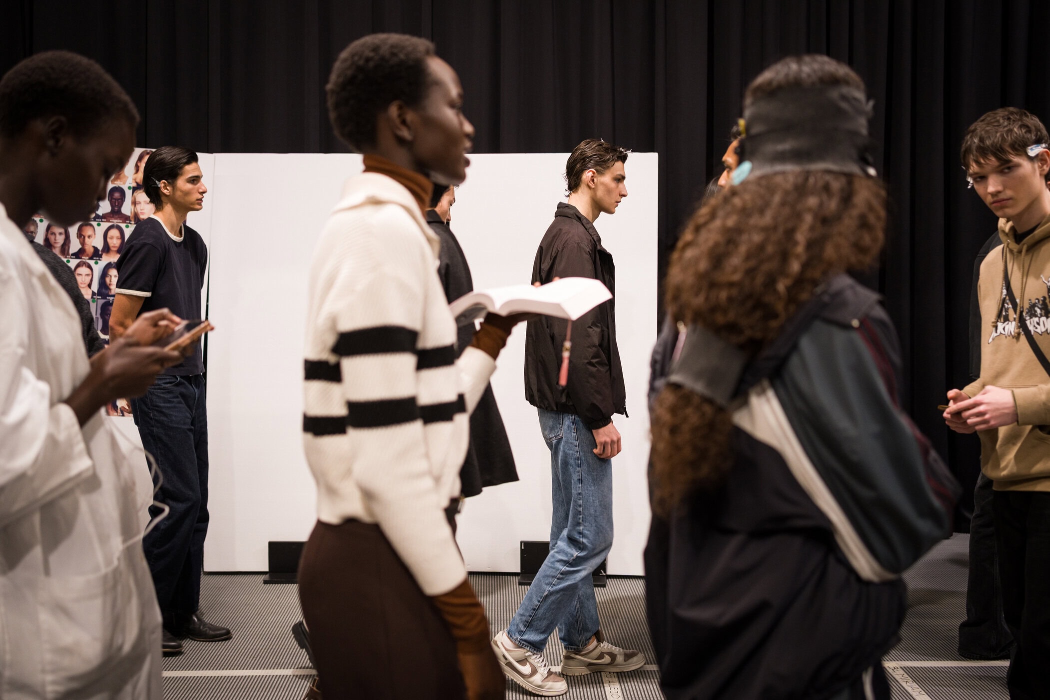 Emporio Armani Fall 2026 Fashion Show Backstage