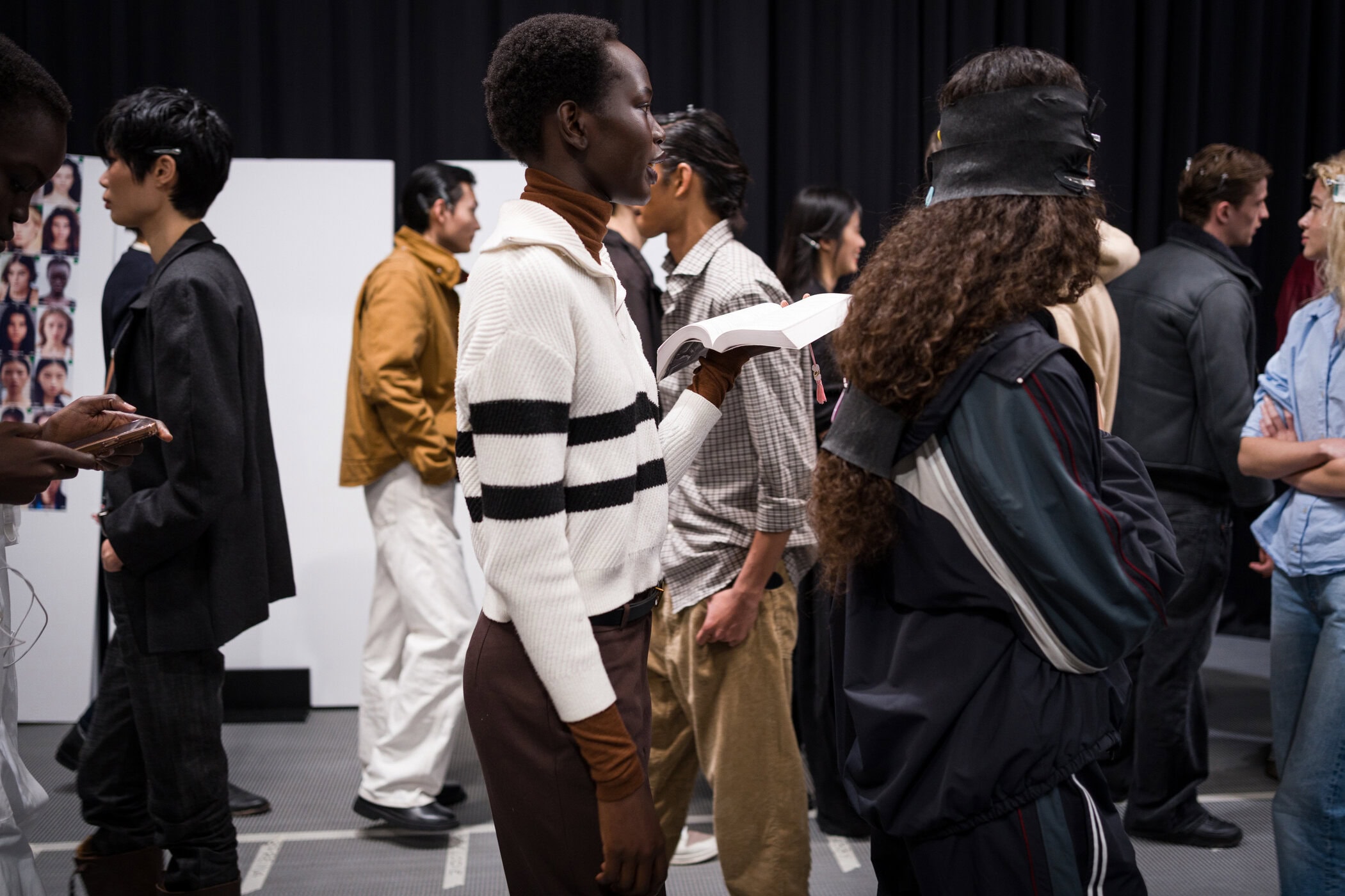 Emporio Armani Fall 2026 Fashion Show Backstage