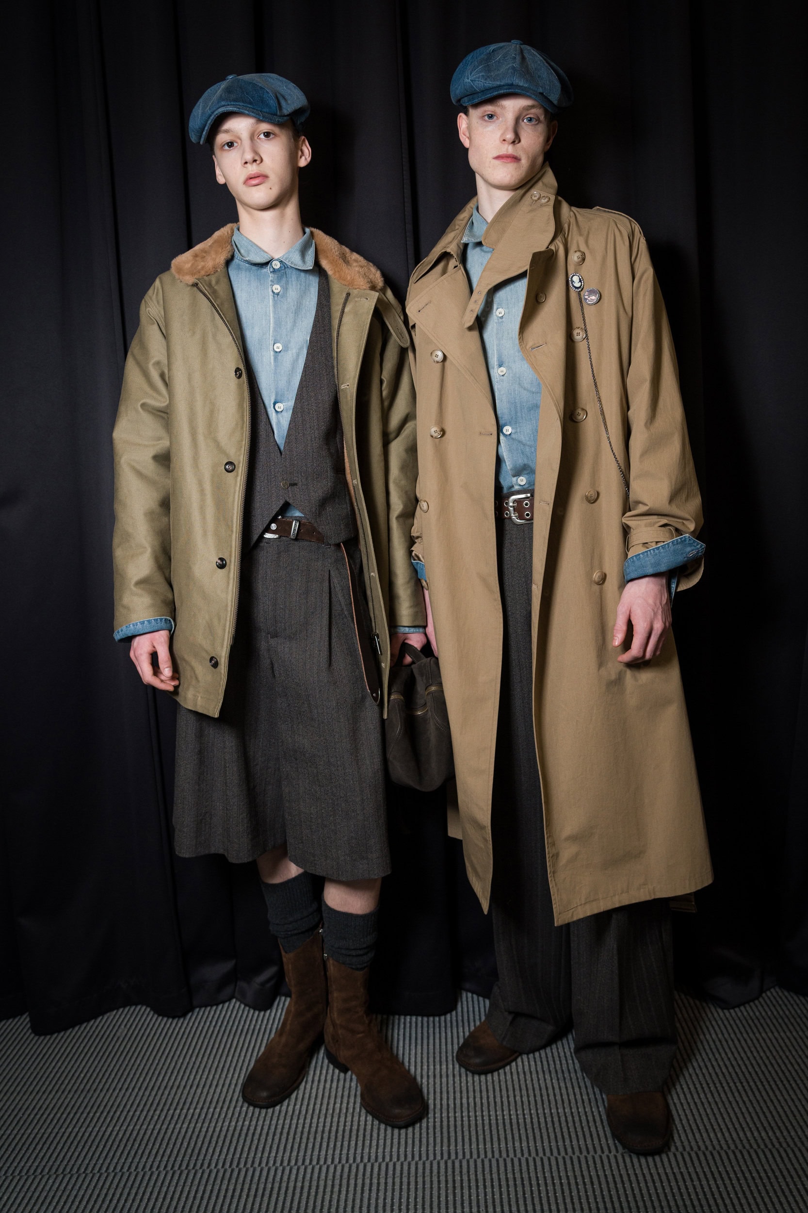 Emporio Armani Fall 2026 Fashion Show Backstage