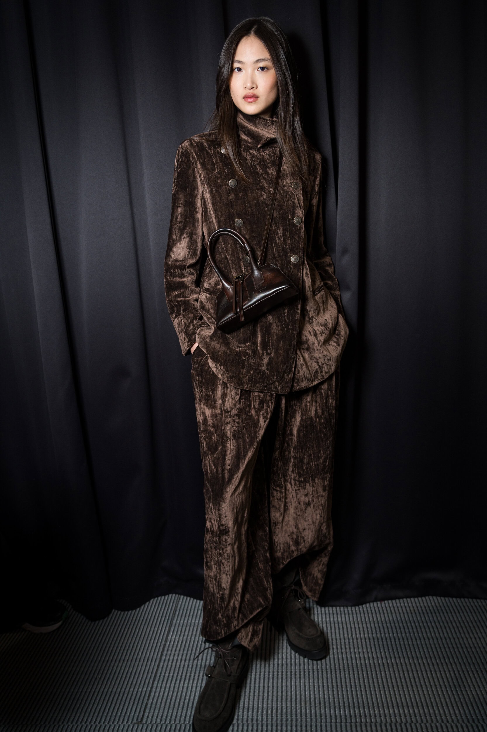 Emporio Armani Fall 2026 Fashion Show Backstage