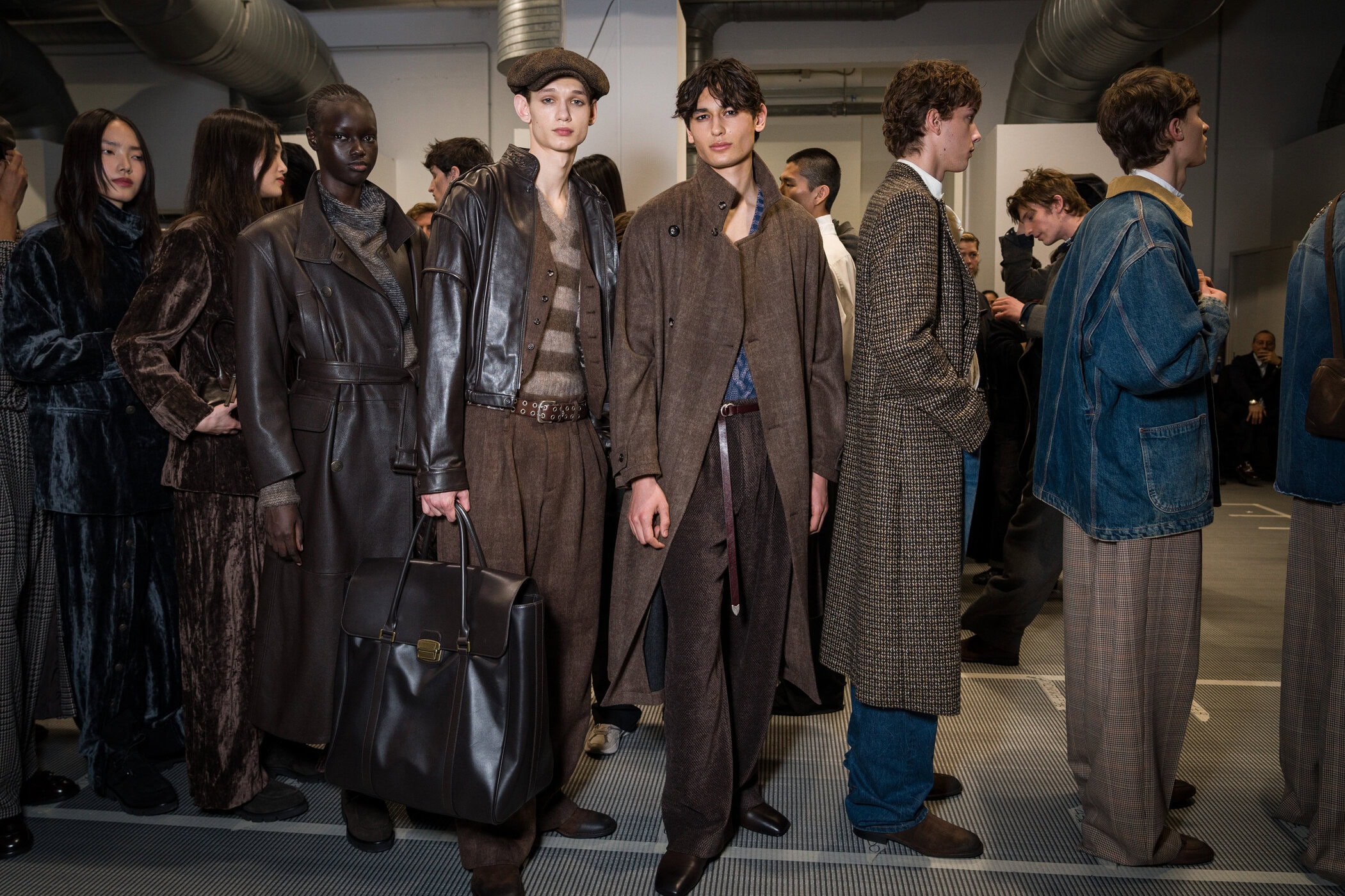 Emporio Armani Fall 2026 Fashion Show Backstage