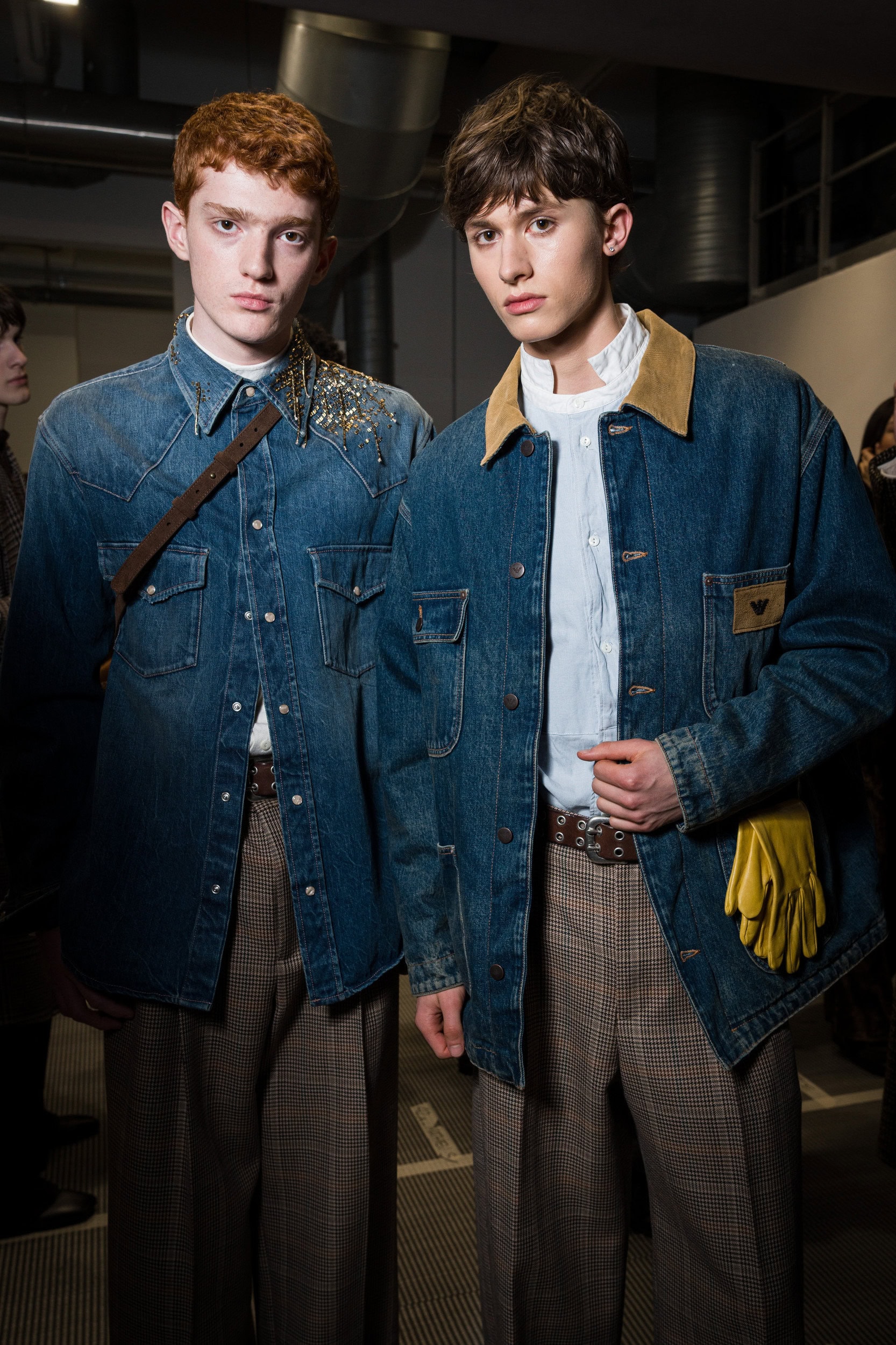 Emporio Armani Fall 2026 Fashion Show Backstage