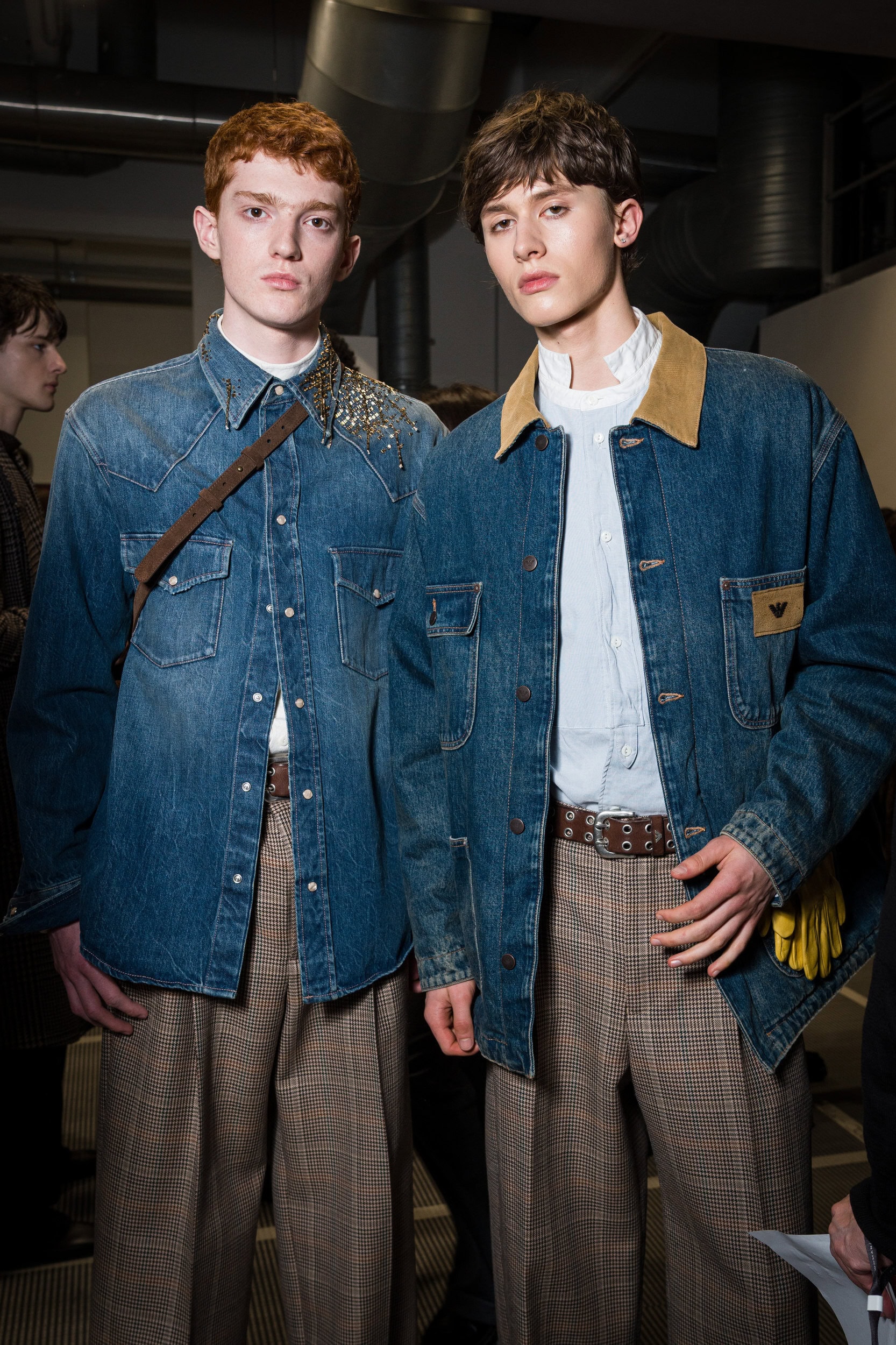 Emporio Armani Fall 2026 Fashion Show Backstage