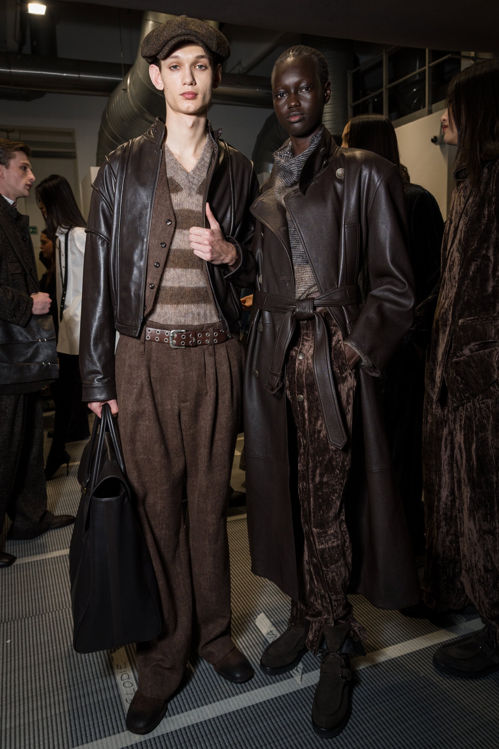 Emporio Armani Fall 2026 Fashion Show Backstage