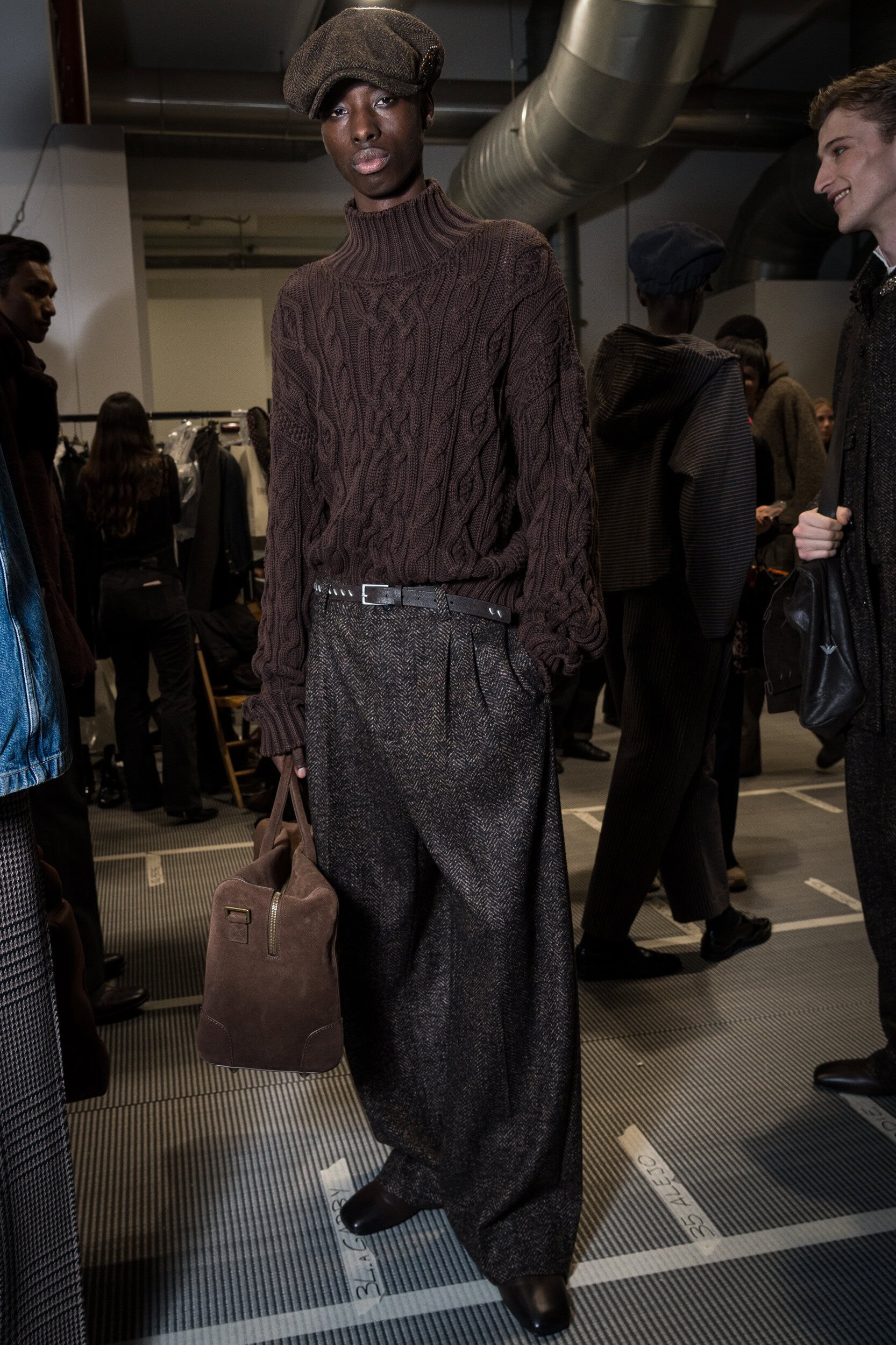 Emporio Armani Fall 2026 Fashion Show Backstage