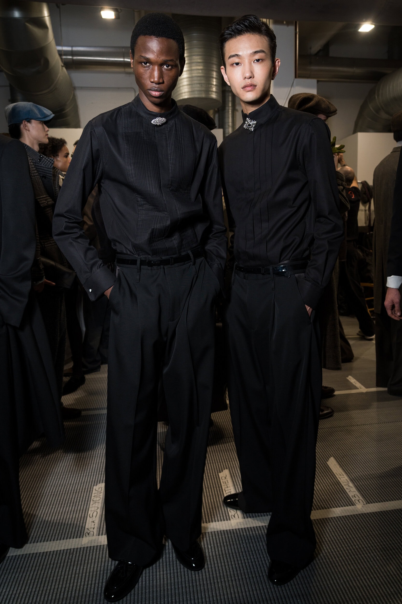 Emporio Armani Fall 2026 Fashion Show Backstage