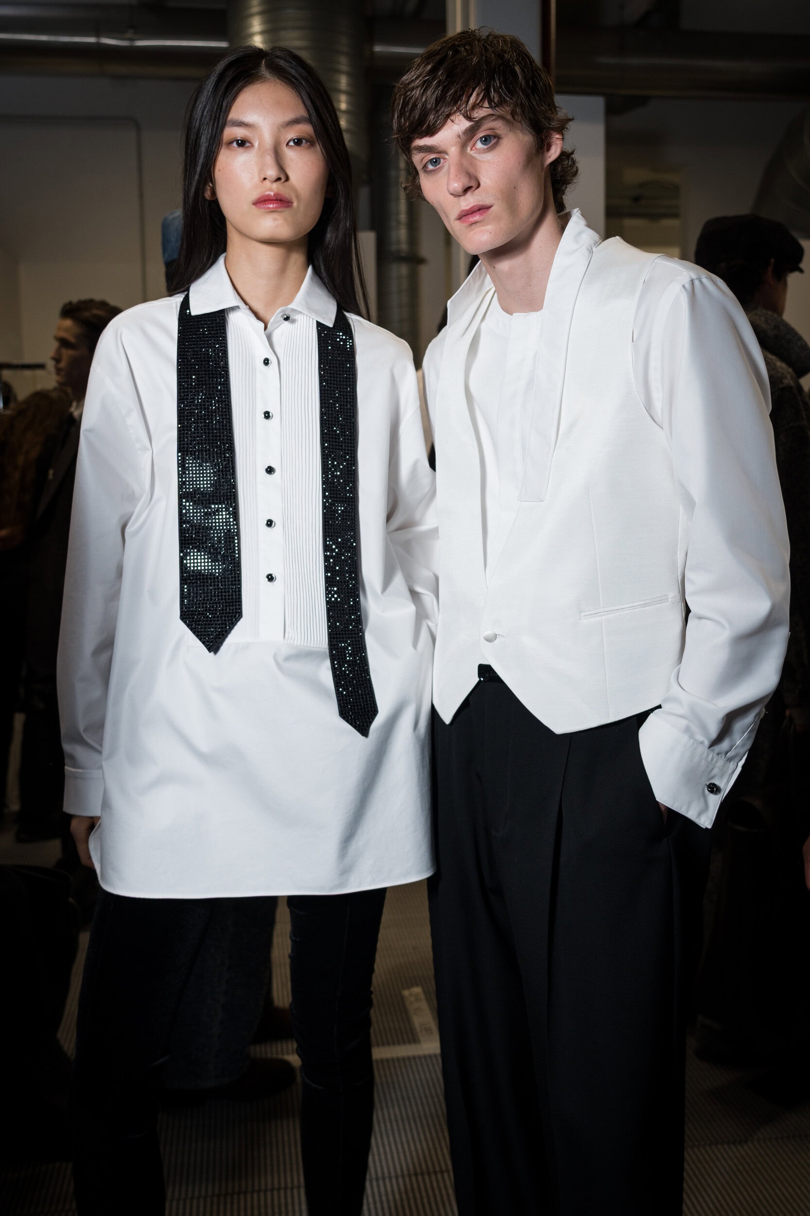 Emporio Armani Fall 2026 Fashion Show Backstage