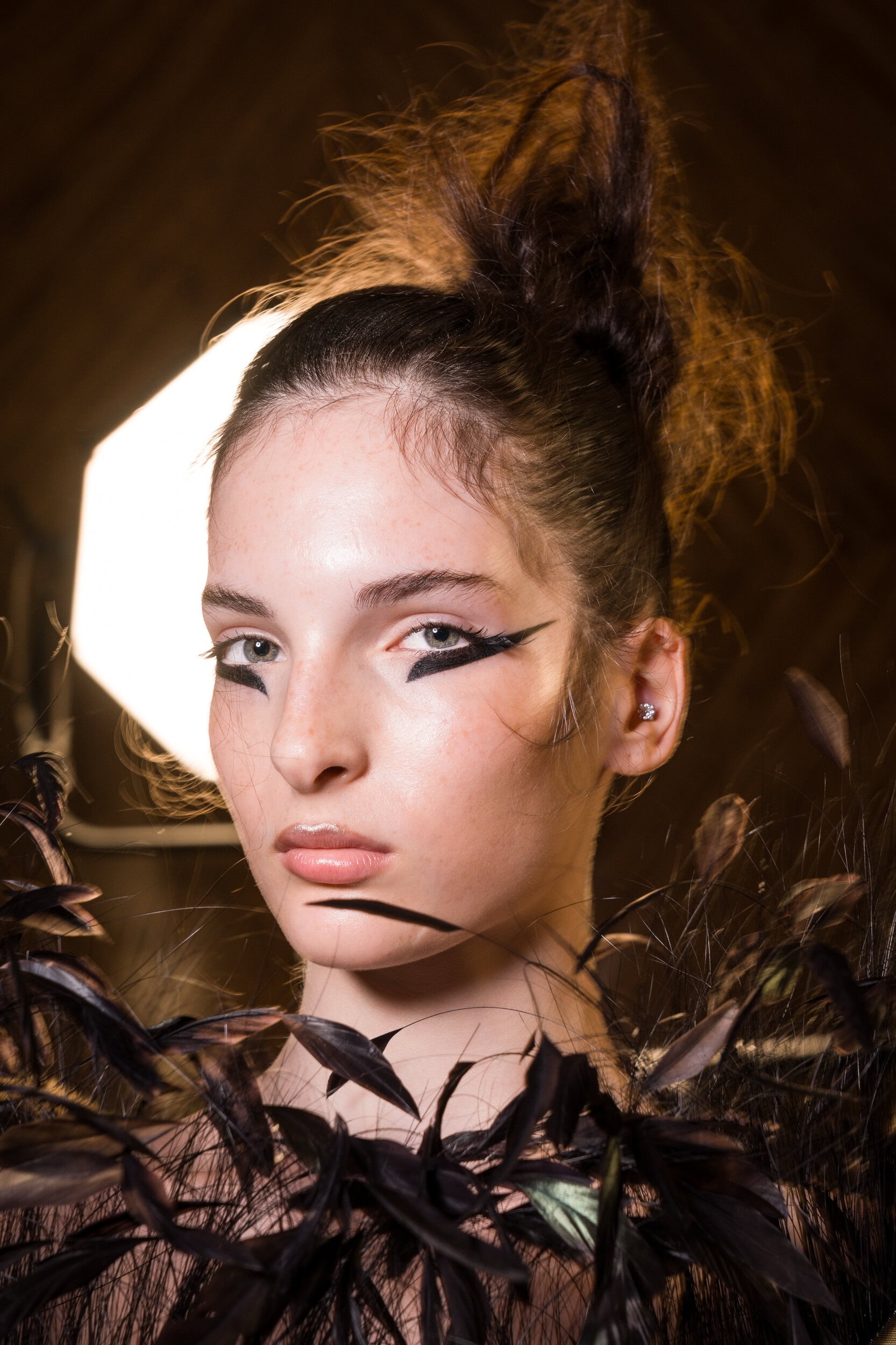 Harris Reed Fall 2026 Fashion Show Backstage