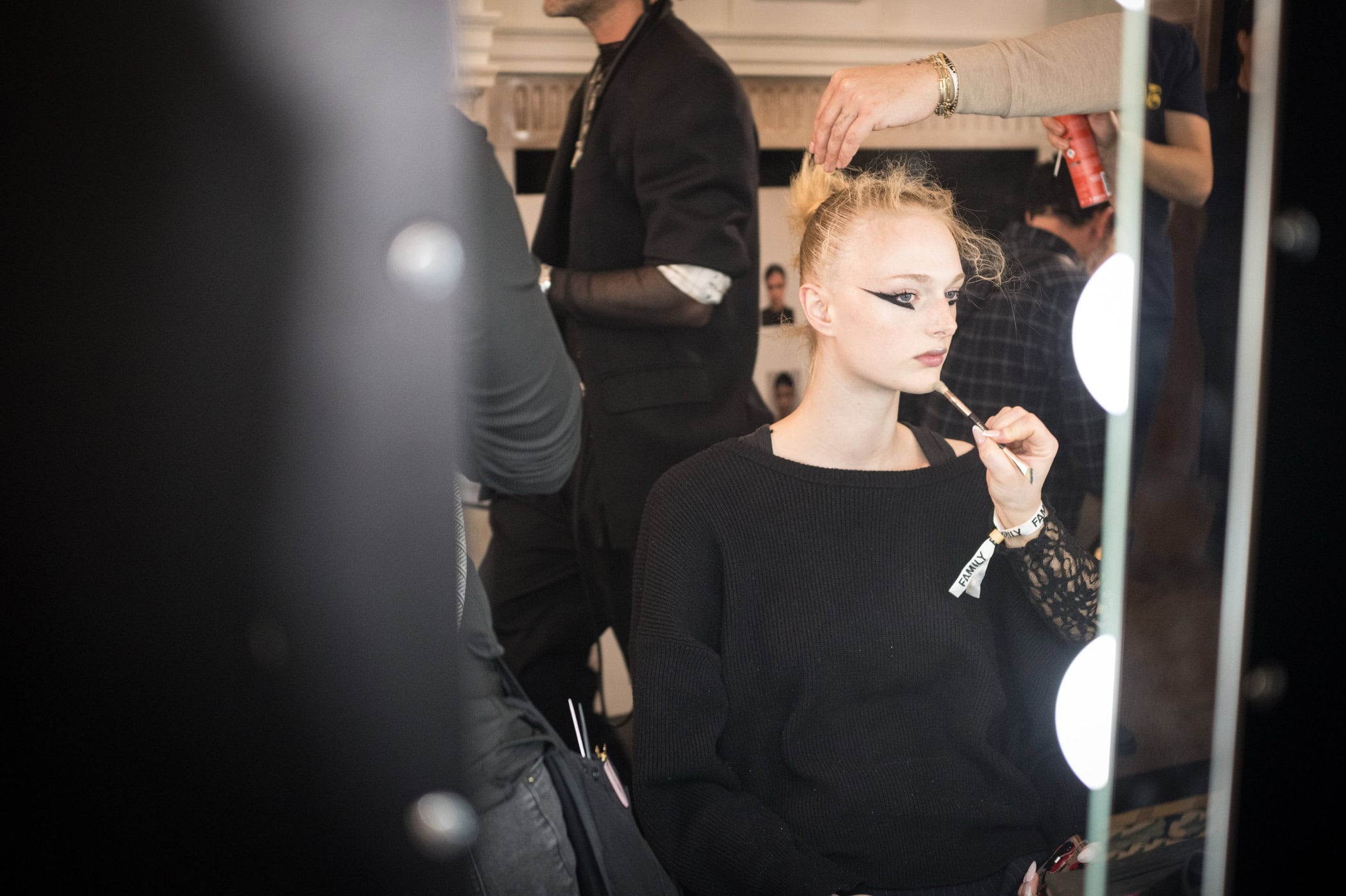 Harris Reed Fall 2026 Fashion Show Backstage