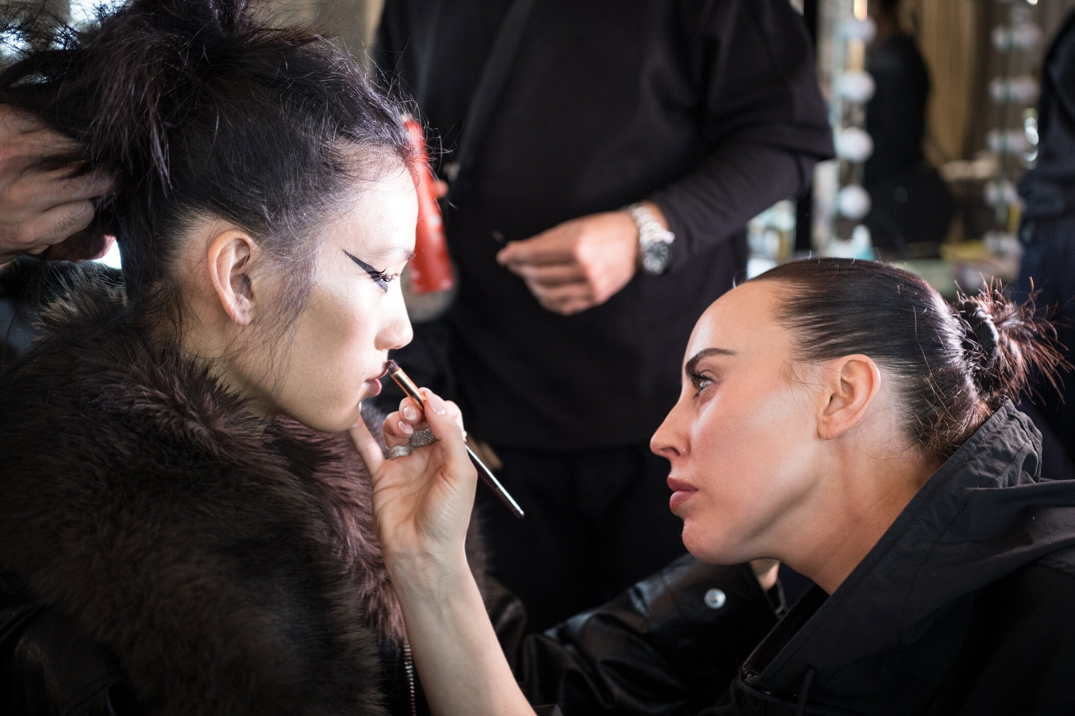 Harris Reed Fall 2026 Fashion Show Backstage