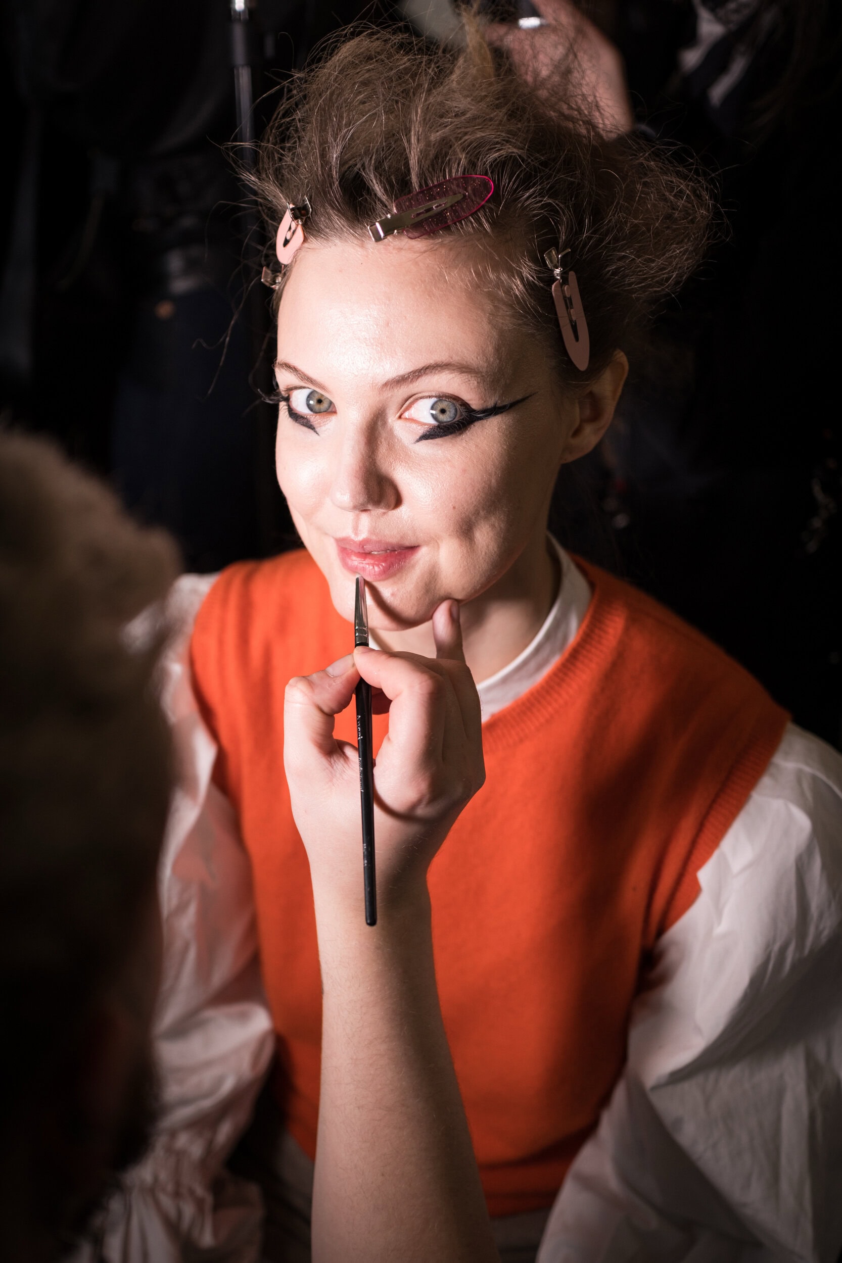 Harris Reed Fall 2026 Fashion Show Backstage