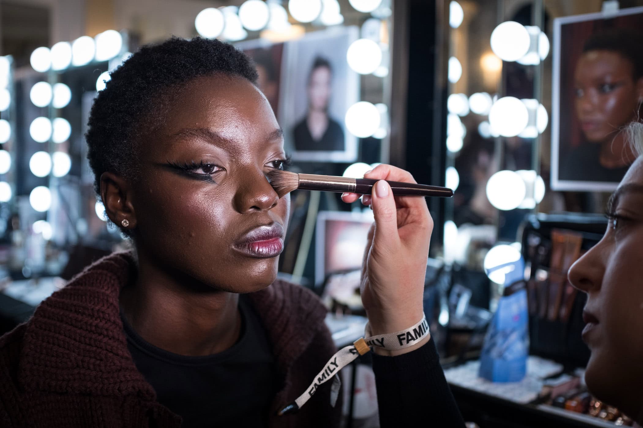 Harris Reed Fall 2026 Fashion Show Backstage