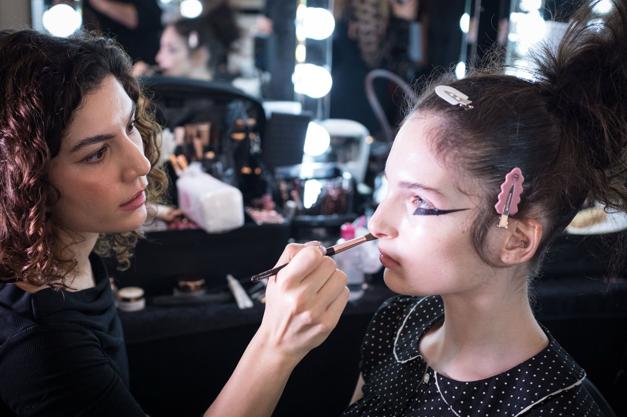 Harris Reed Fall 2026 Fashion Show Backstage