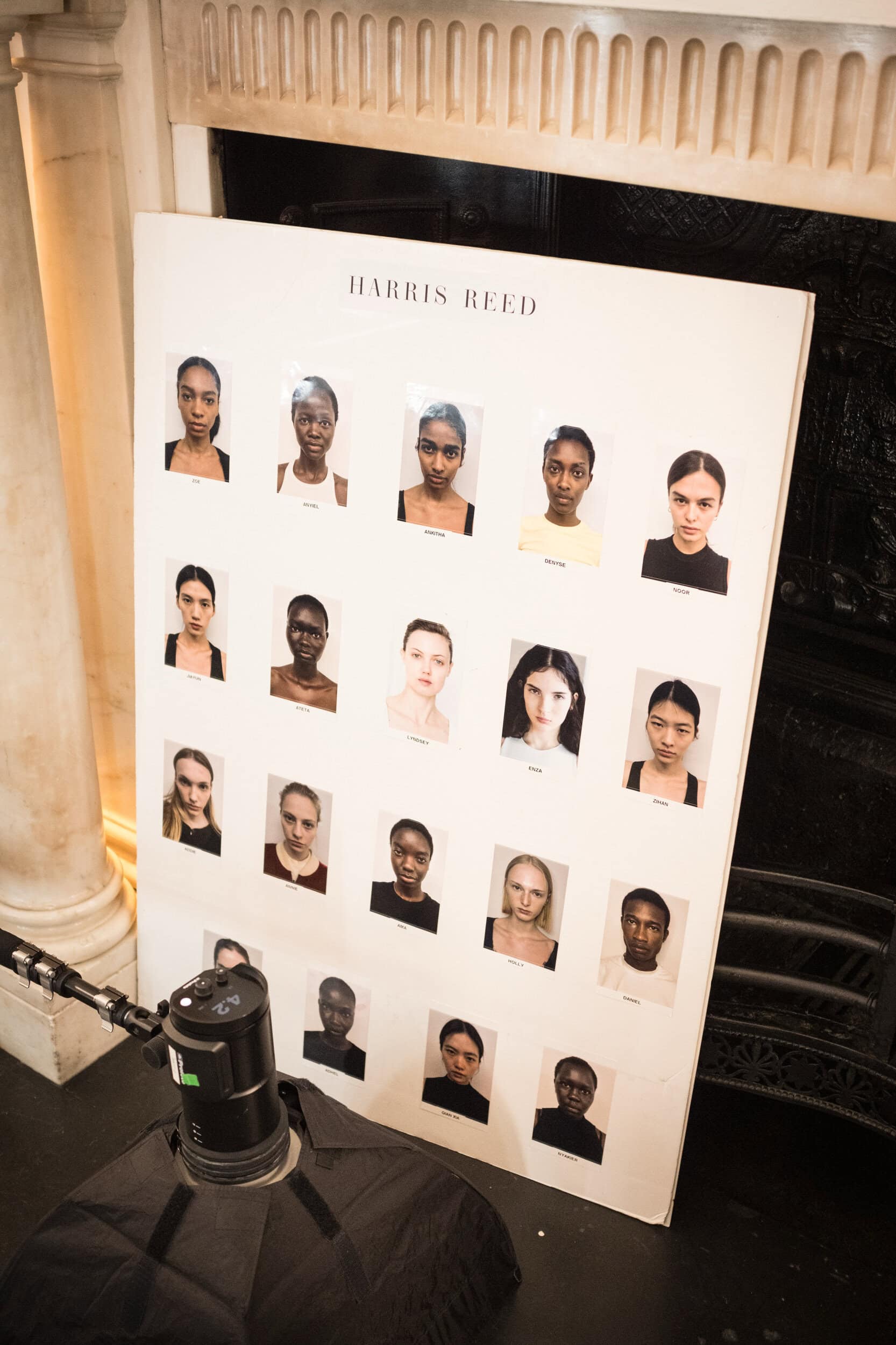 Harris Reed Fall 2026 Fashion Show Backstage