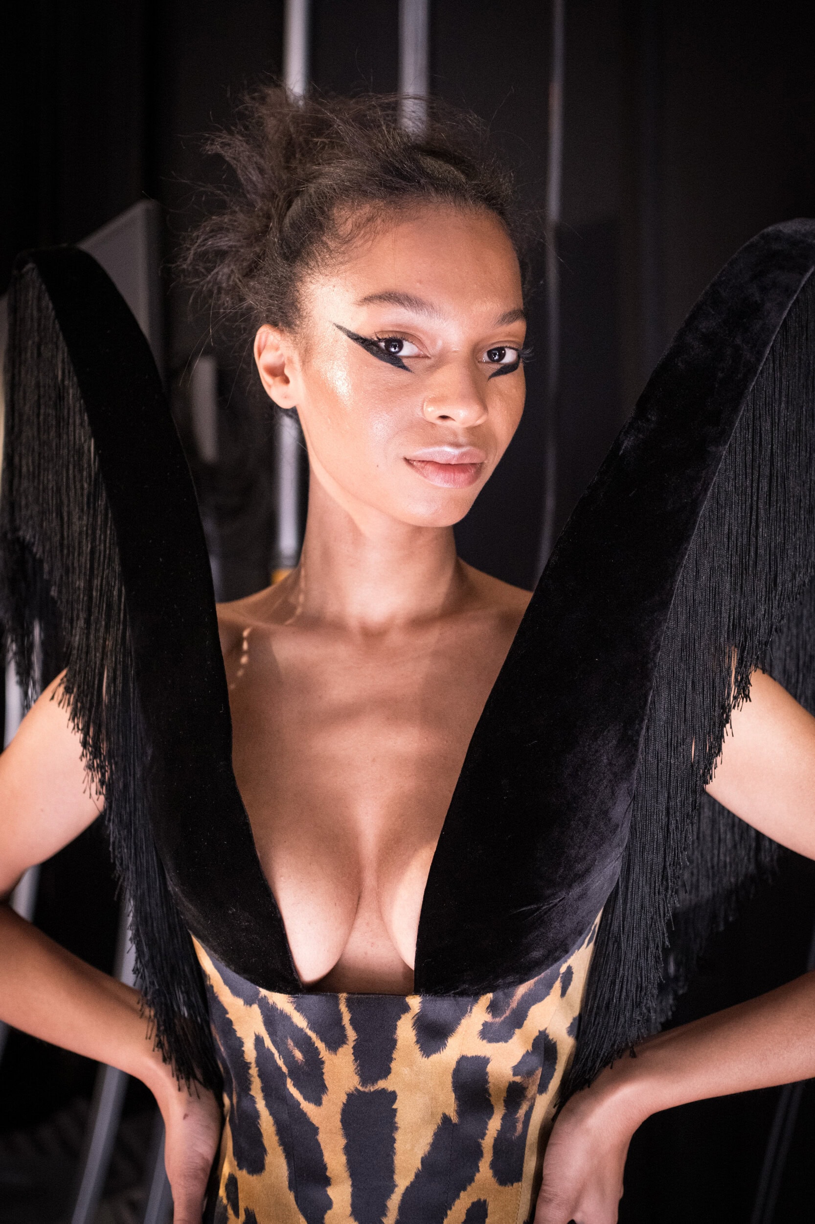 Harris Reed Fall 2026 Fashion Show Backstage