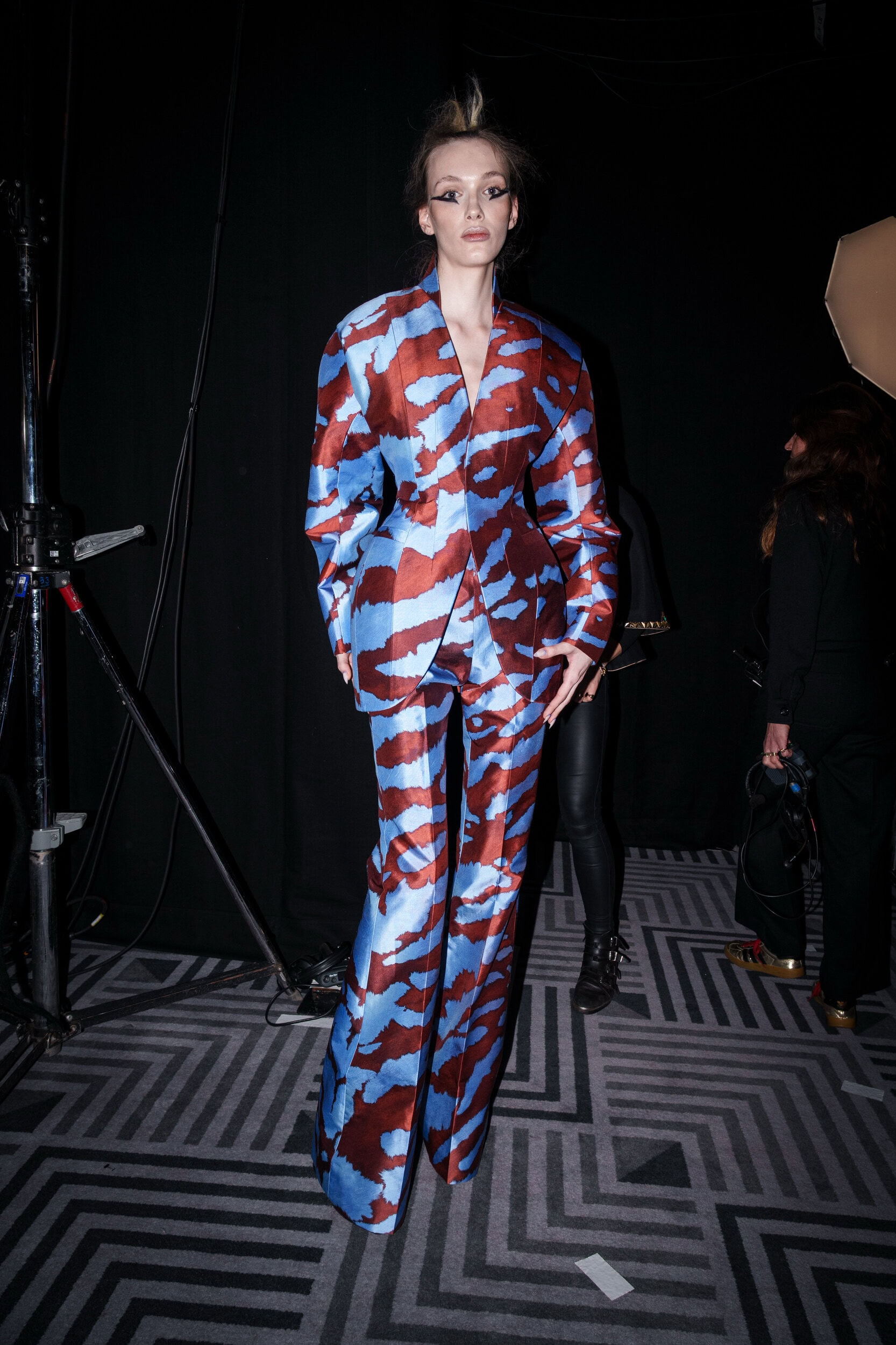 Harris Reed Fall 2026 Fashion Show Backstage