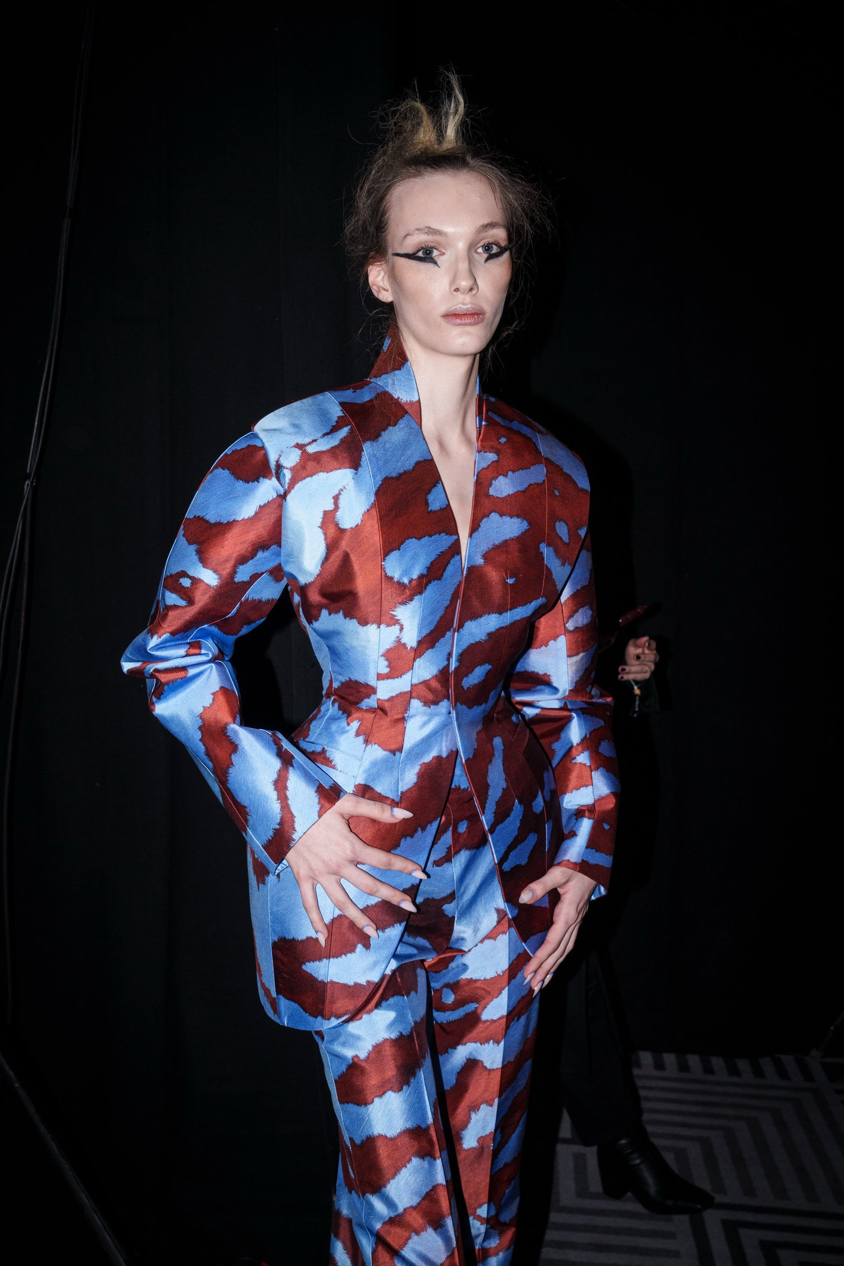 Harris Reed Fall 2026 Fashion Show Backstage