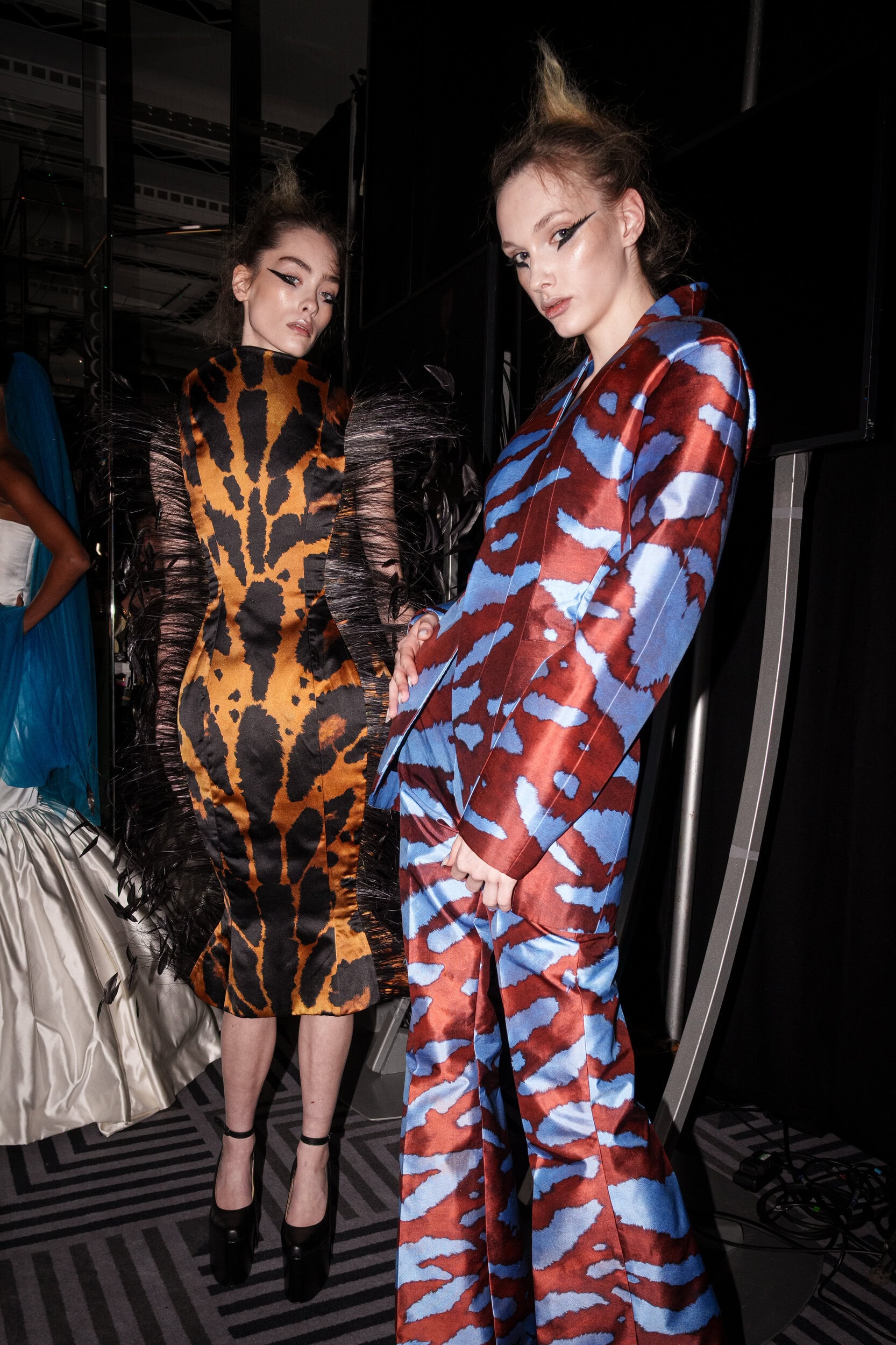 Harris Reed Fall 2026 Fashion Show Backstage