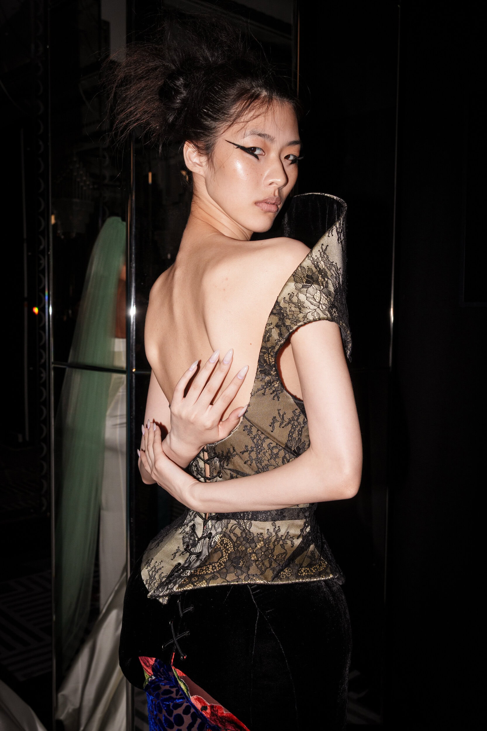 Harris Reed Fall 2026 Fashion Show Backstage