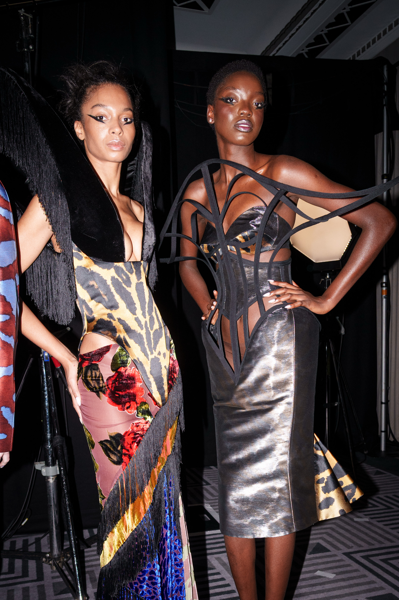 Harris Reed Fall 2026 Fashion Show Backstage