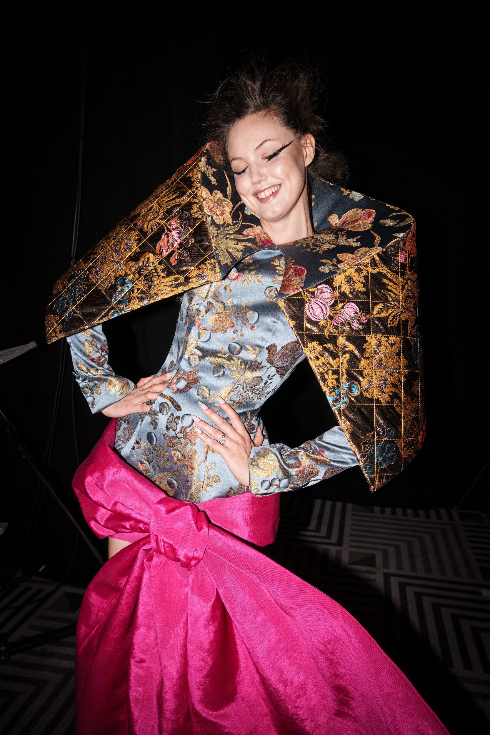 Harris Reed Fall 2026 Fashion Show Backstage