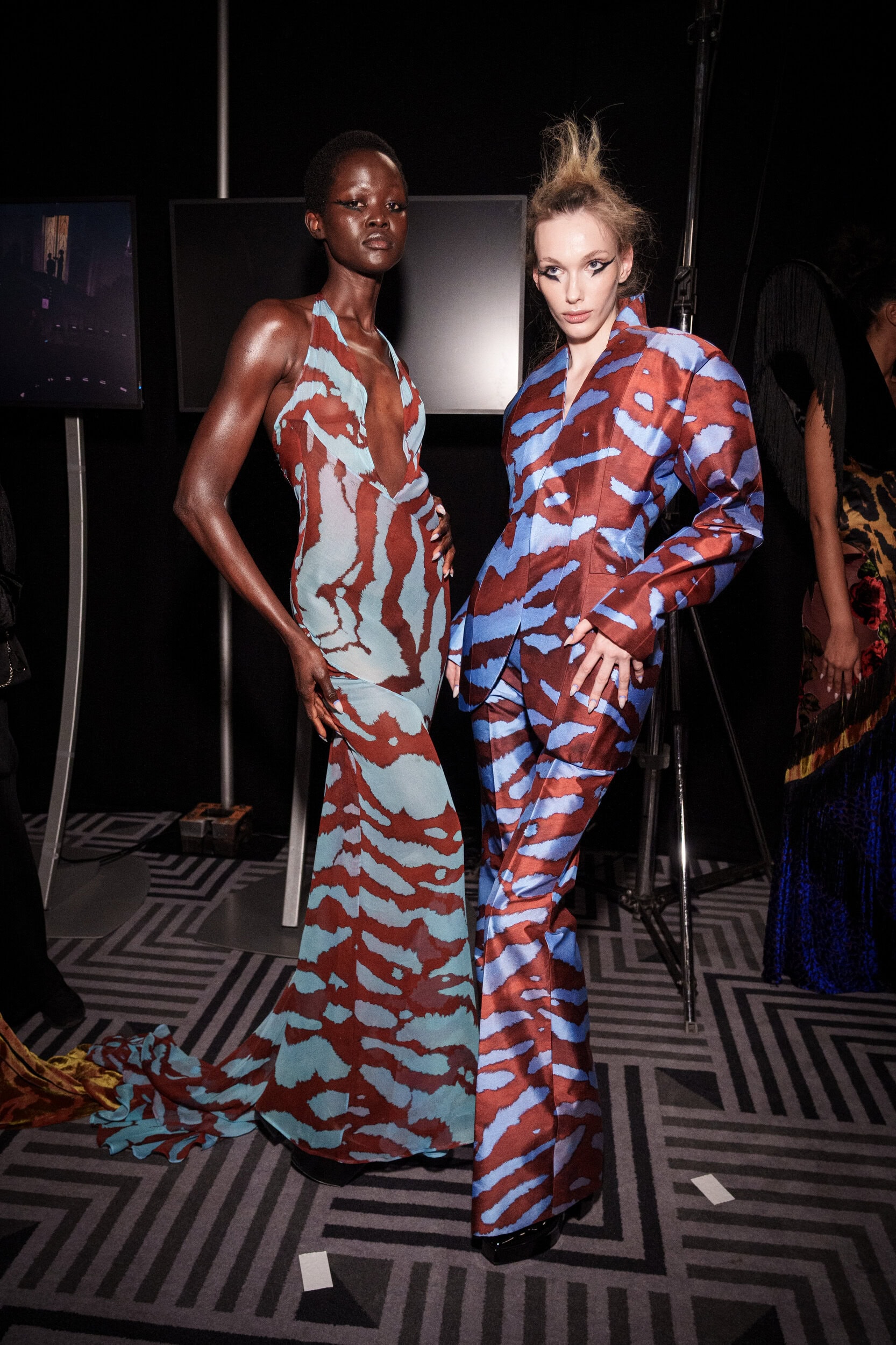 Harris Reed Fall 2026 Fashion Show Backstage