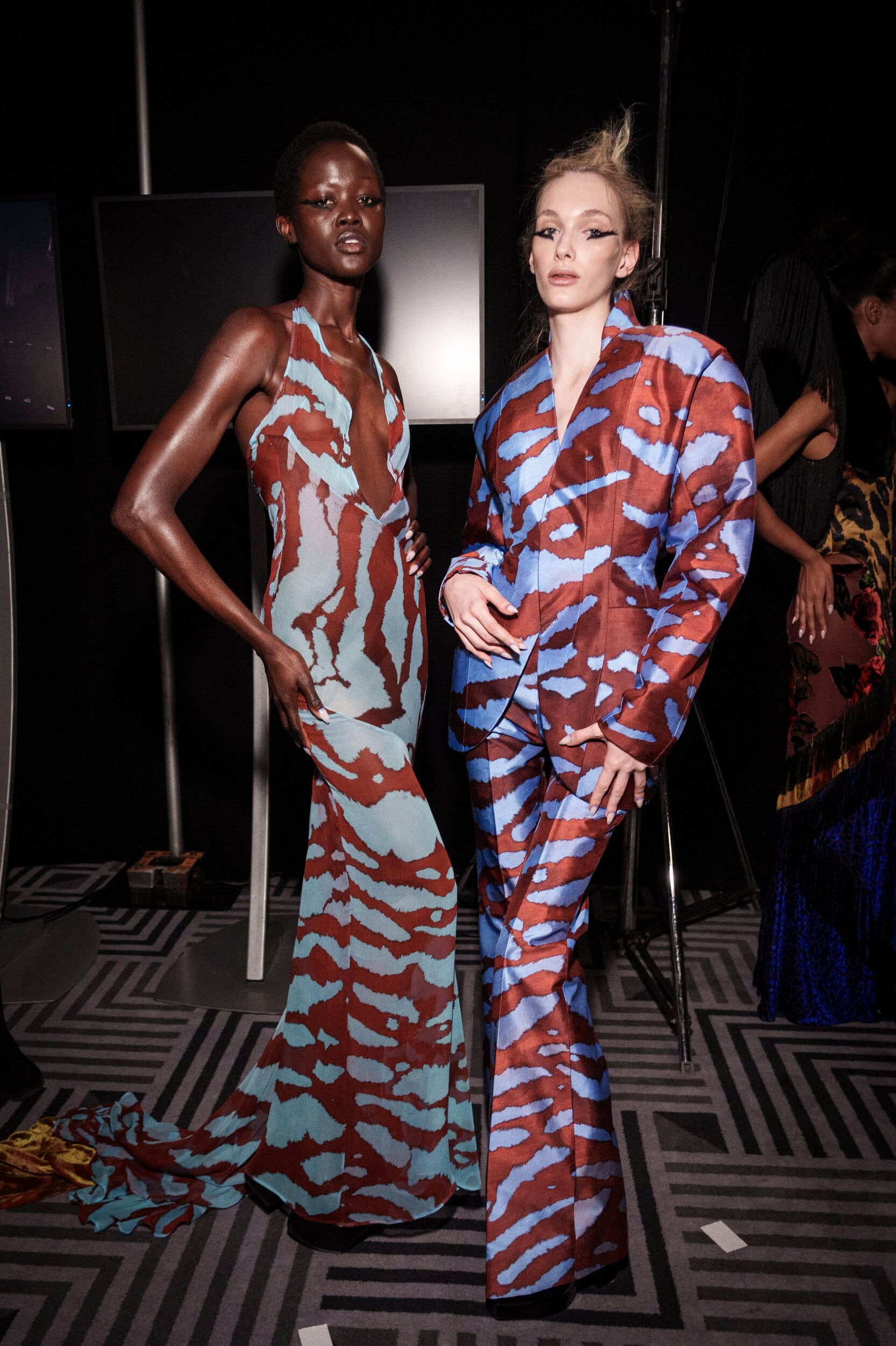 Harris Reed Fall 2026 Fashion Show Backstage