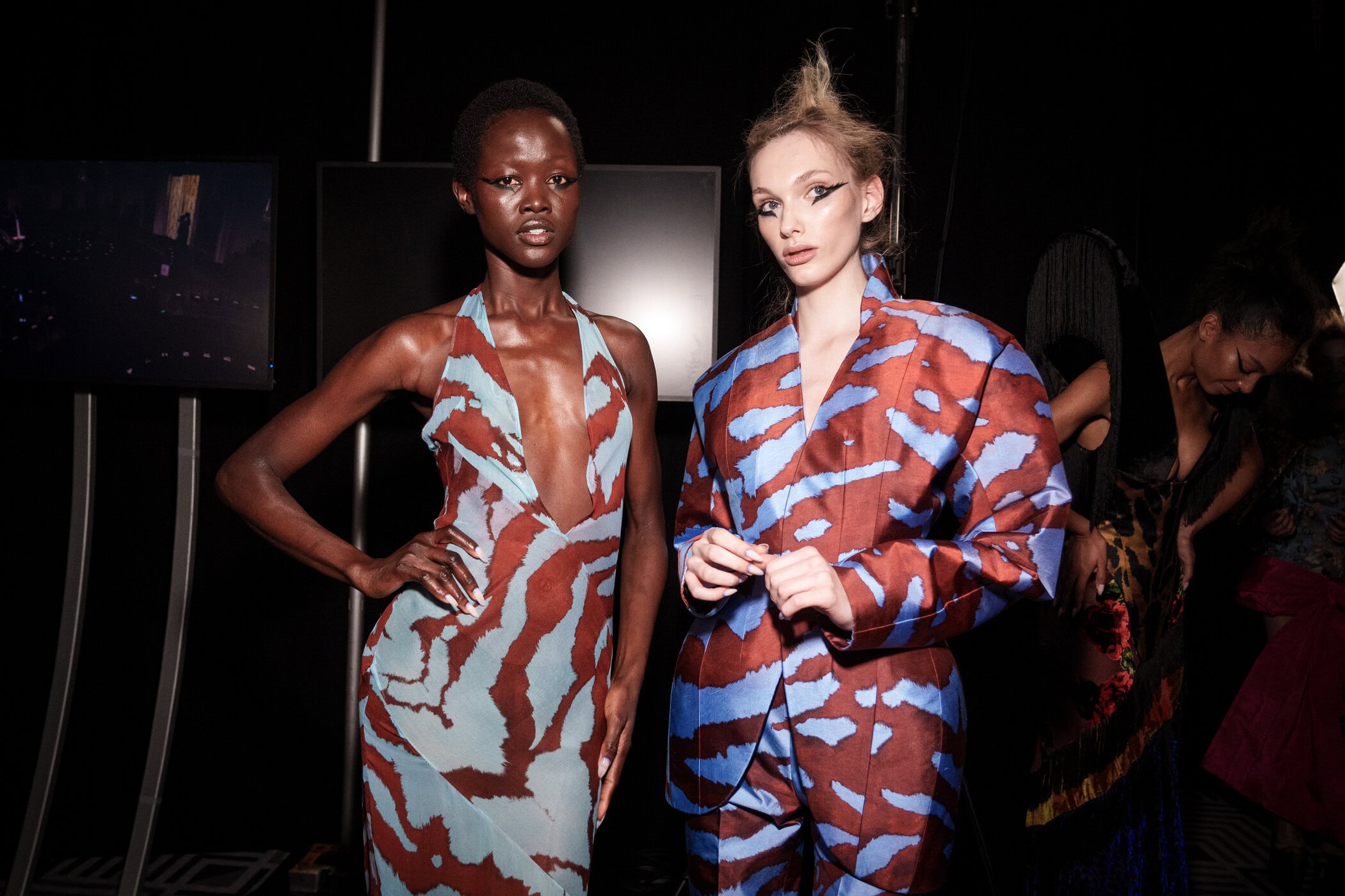 Harris Reed Fall 2026 Fashion Show Backstage