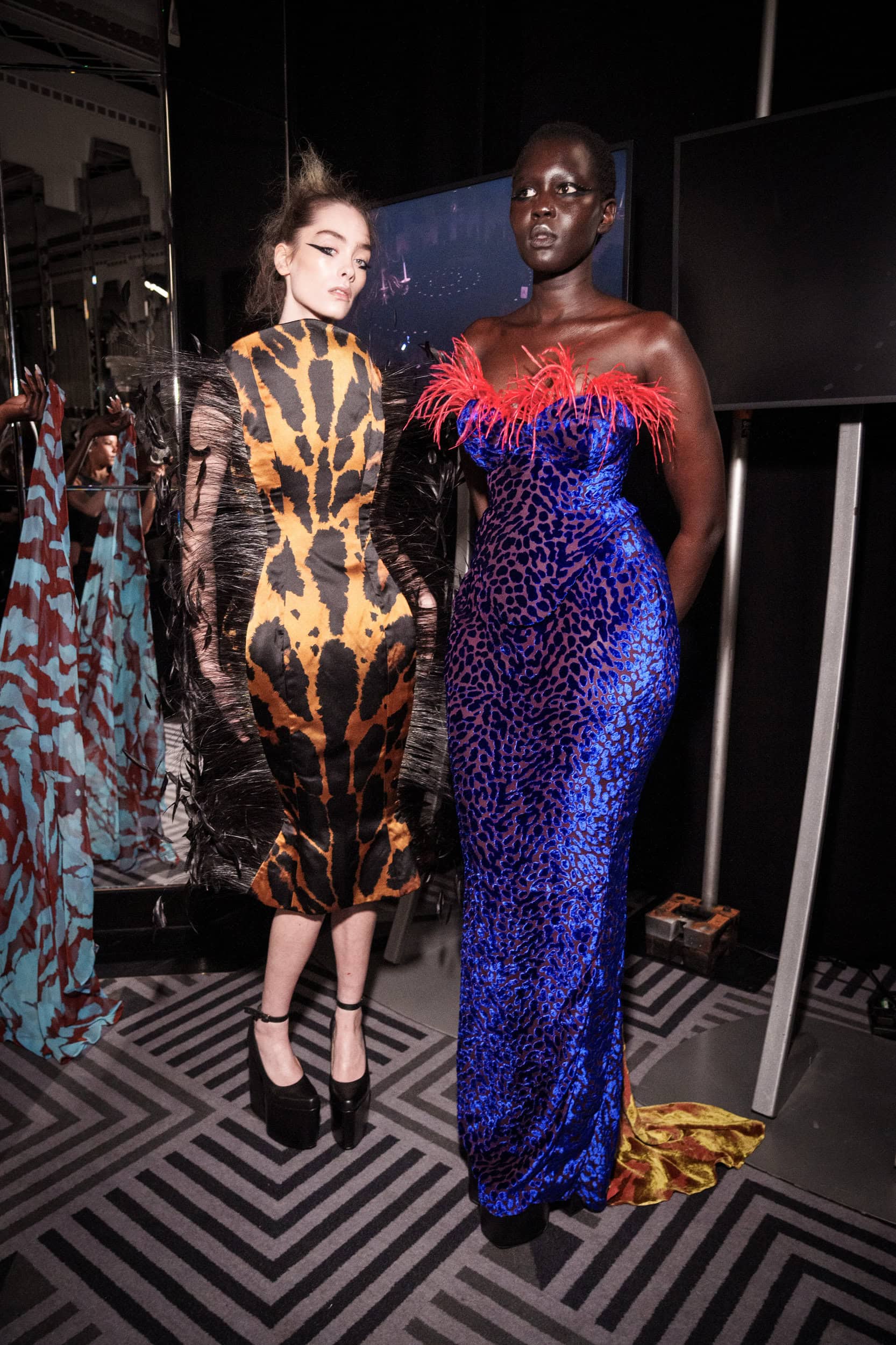 Harris Reed Fall 2026 Fashion Show Backstage