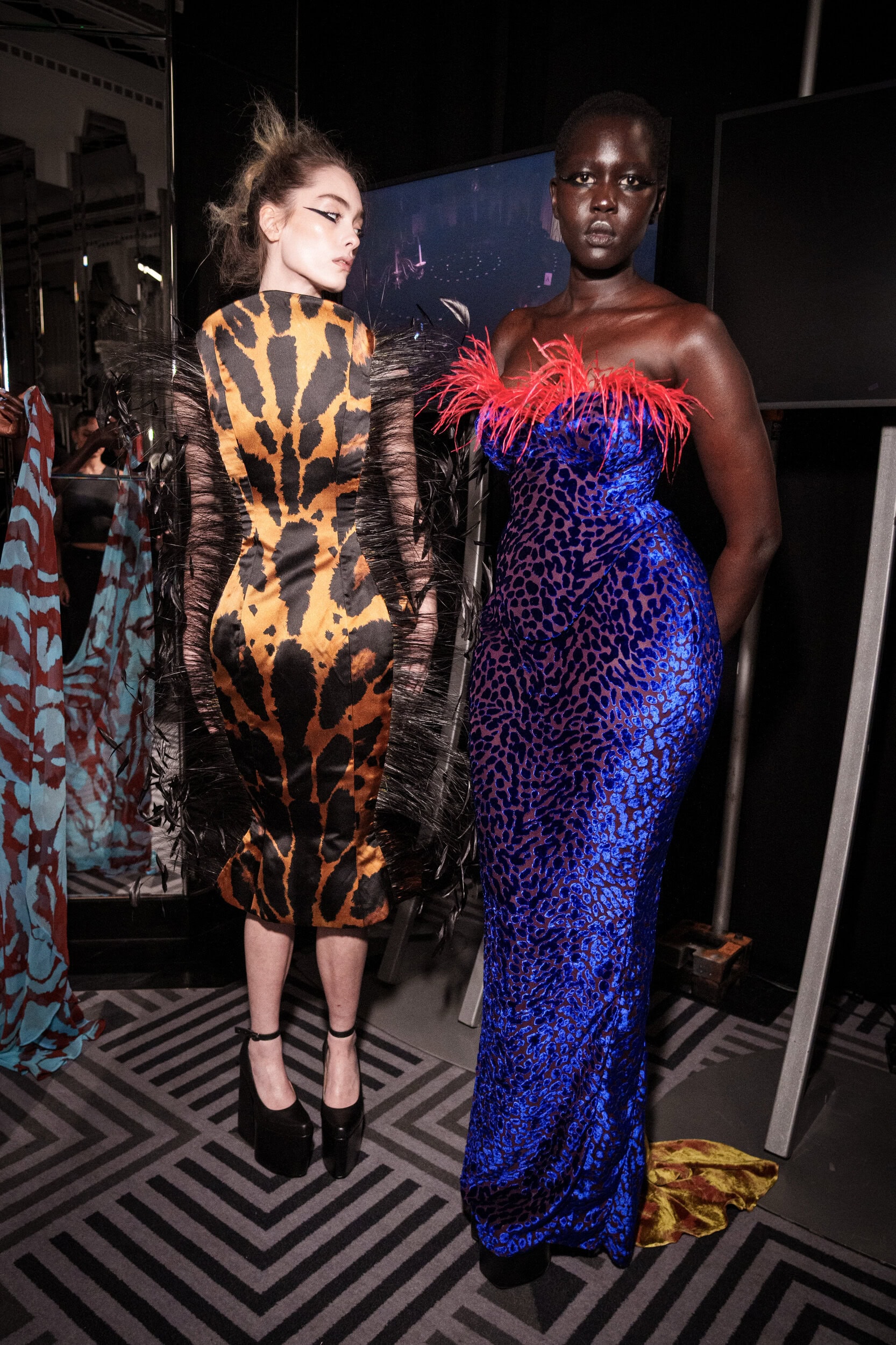 Harris Reed Fall 2026 Fashion Show Backstage