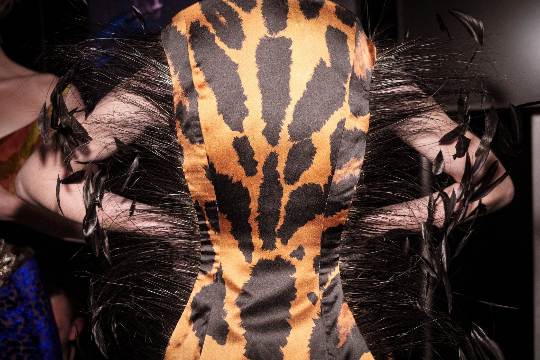 Harris Reed Fall 2026 Fashion Show Backstage